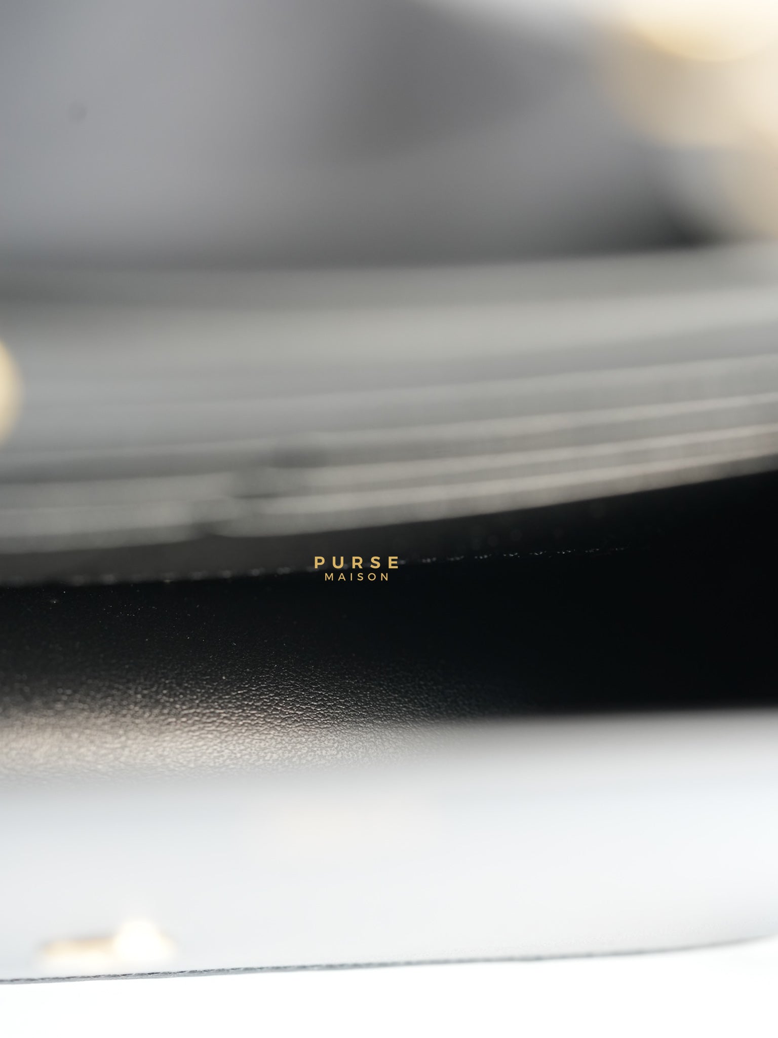 Wallet On Chain Margo Black in Smooth Leather | Purse Maison Luxury Bags Shop