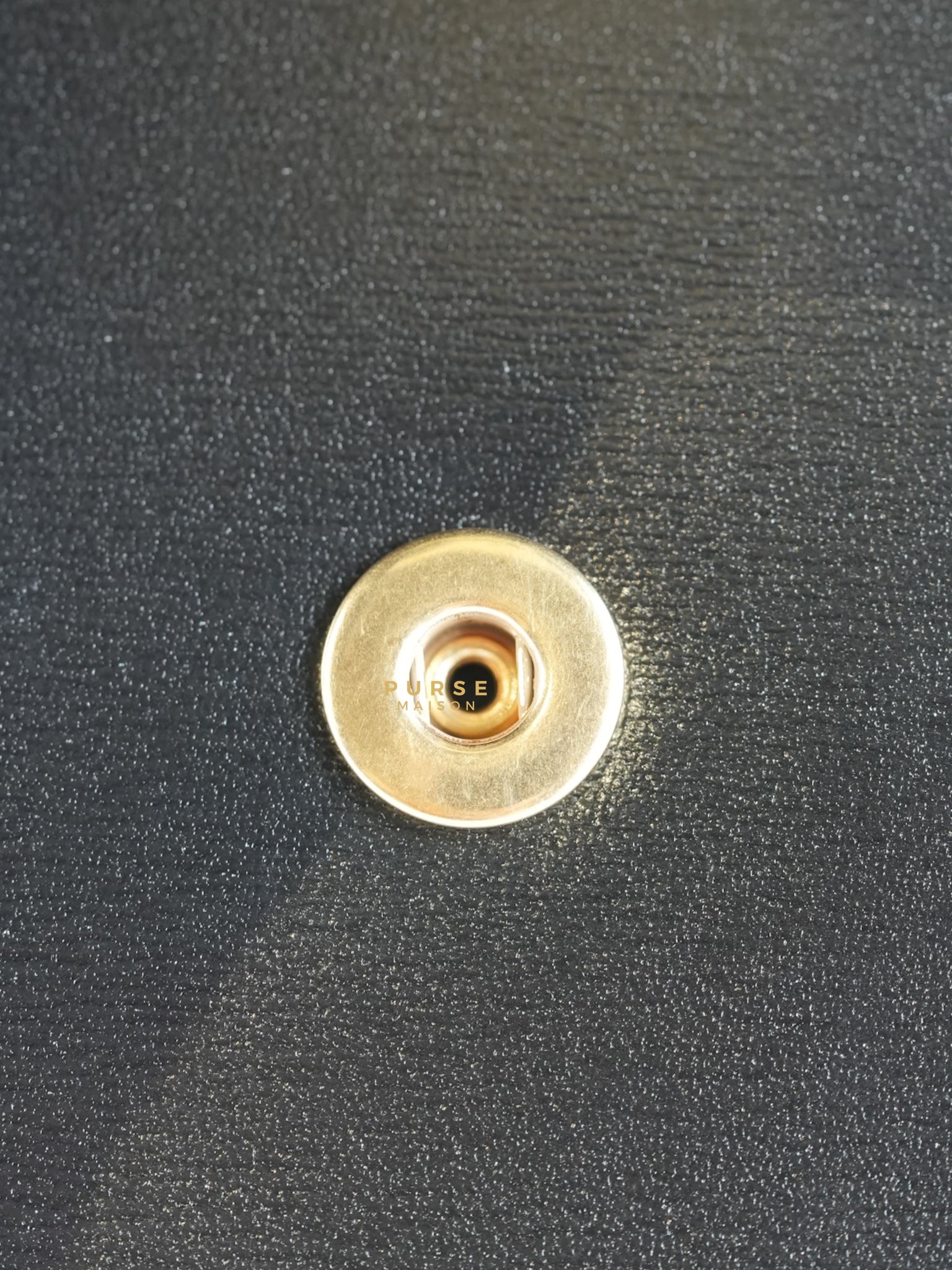 Wallet On Chain Margo Black in Smooth Leather | Purse Maison Luxury Bags Shop