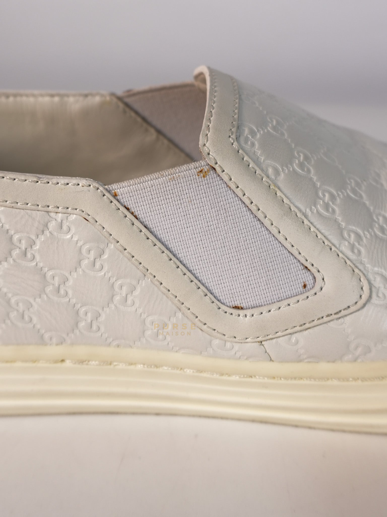 White Sneakers Size 36EU (22.5cm) | Purse Maison Luxury Bags Shop