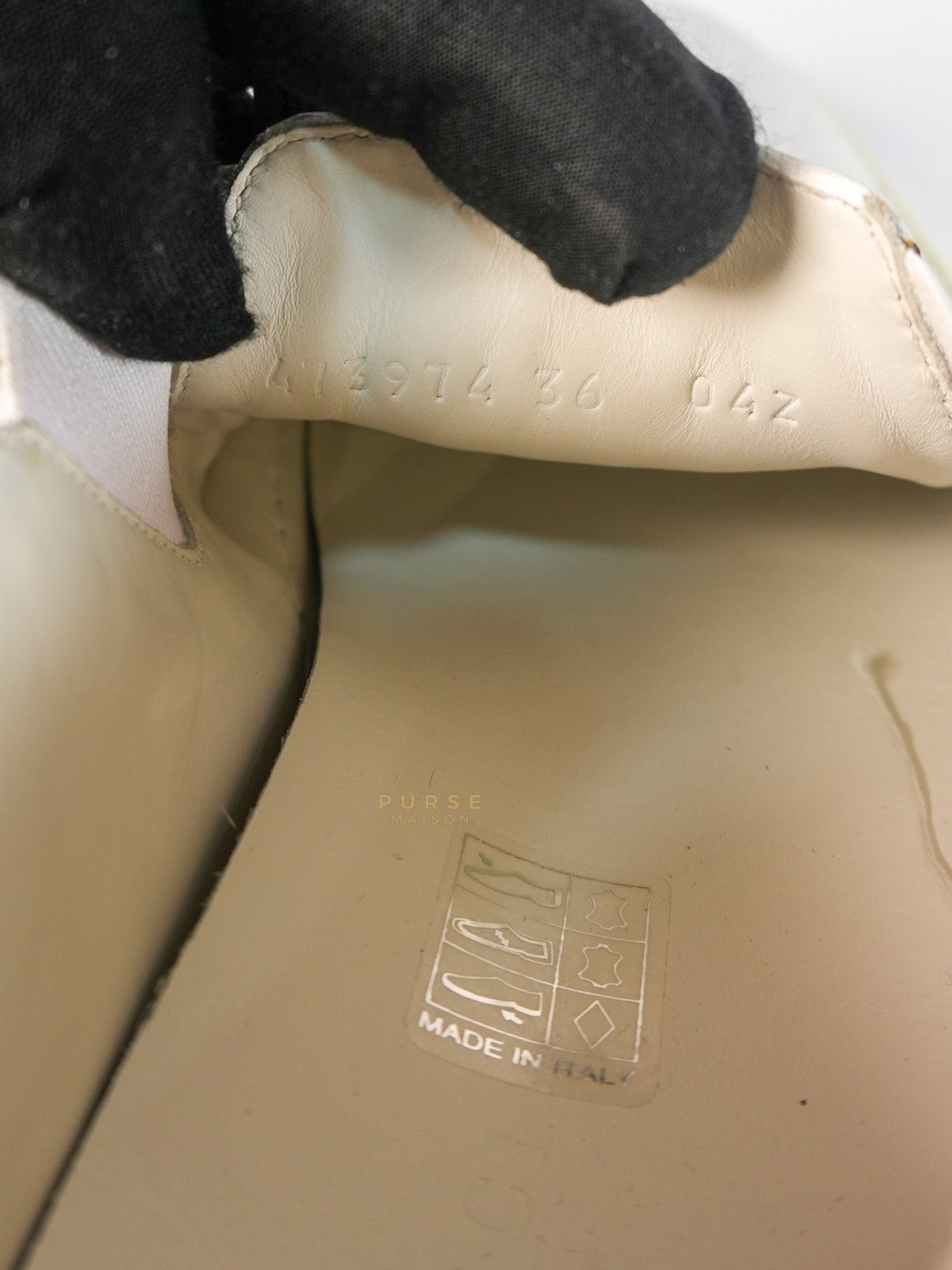 White Sneakers Size 36EU (22.5cm) | Purse Maison Luxury Bags Shop