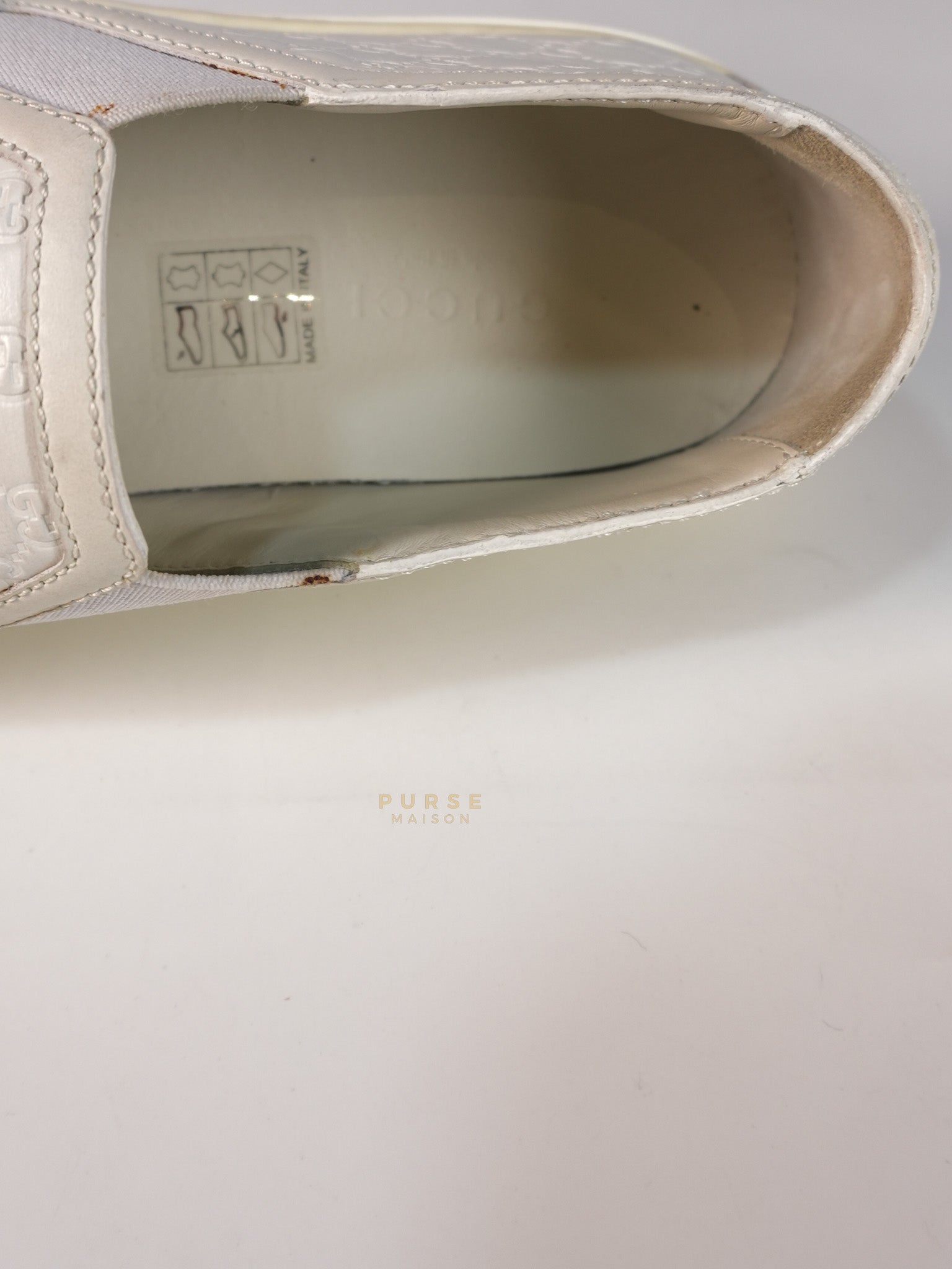 White Sneakers Size 36EU (22.5cm) | Purse Maison Luxury Bags Shop