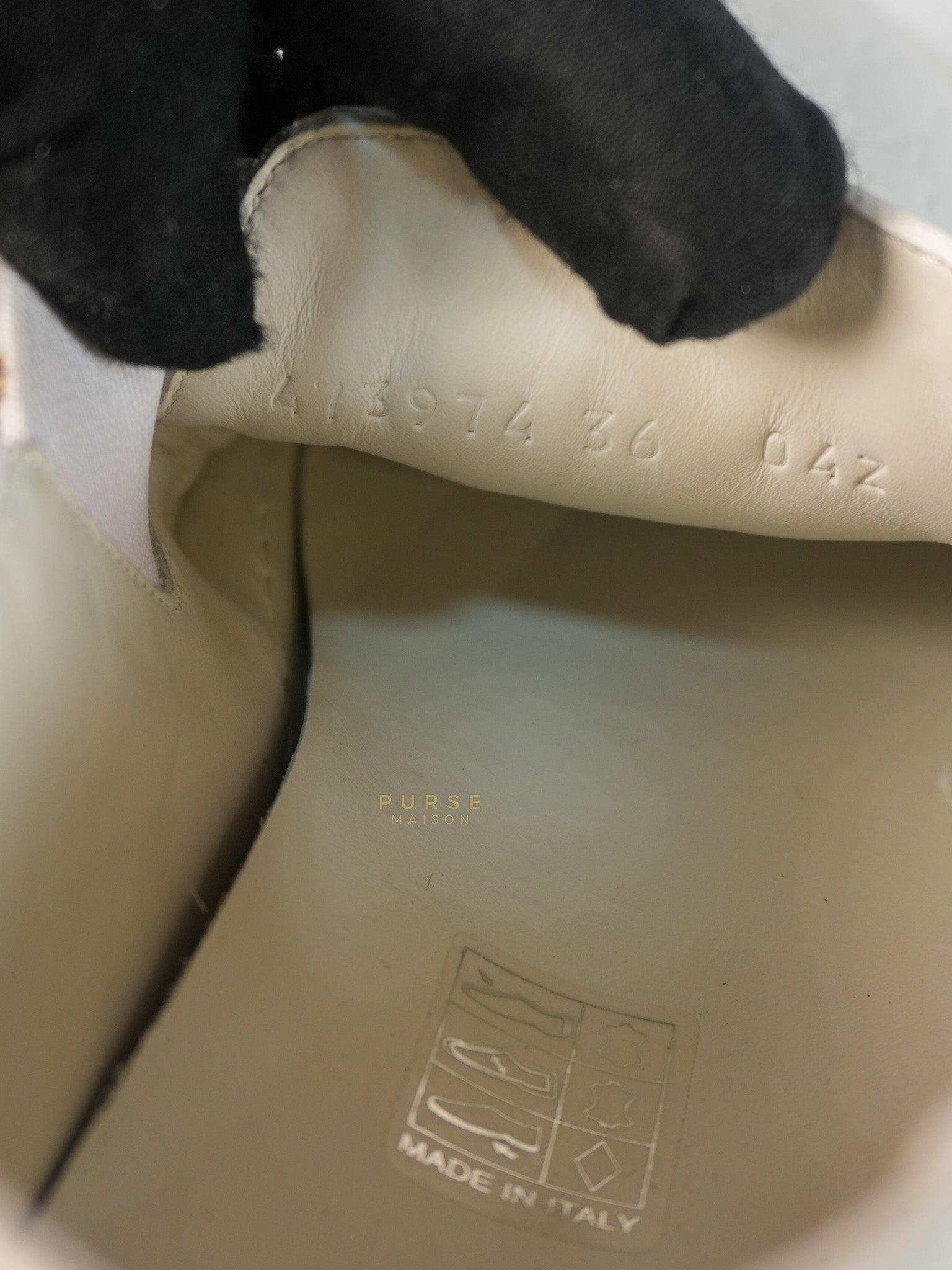 White Sneakers Size 36EU (22.5cm) | Purse Maison Luxury Bags Shop