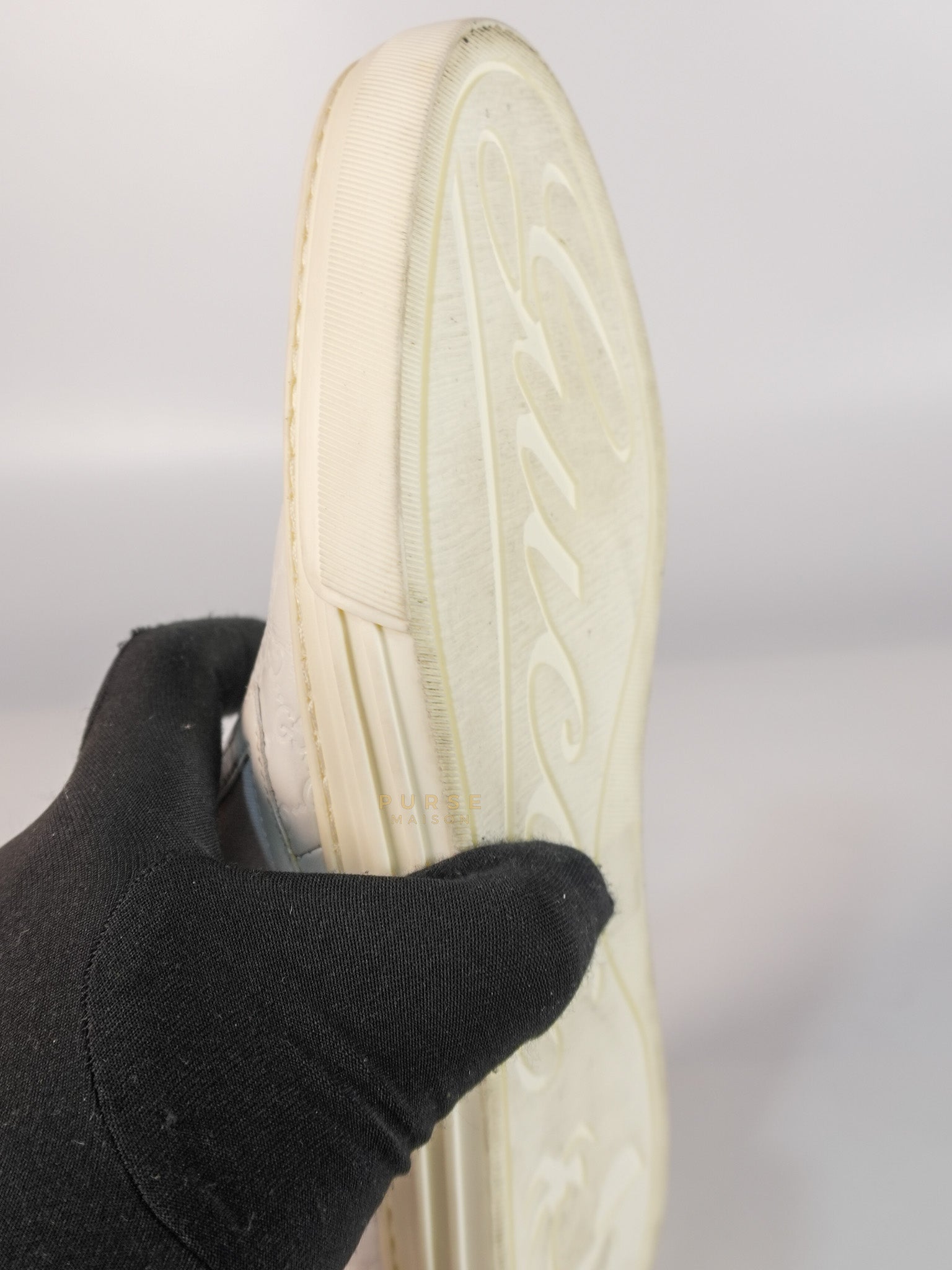 White Sneakers Size 36EU (22.5cm) | Purse Maison Luxury Bags Shop