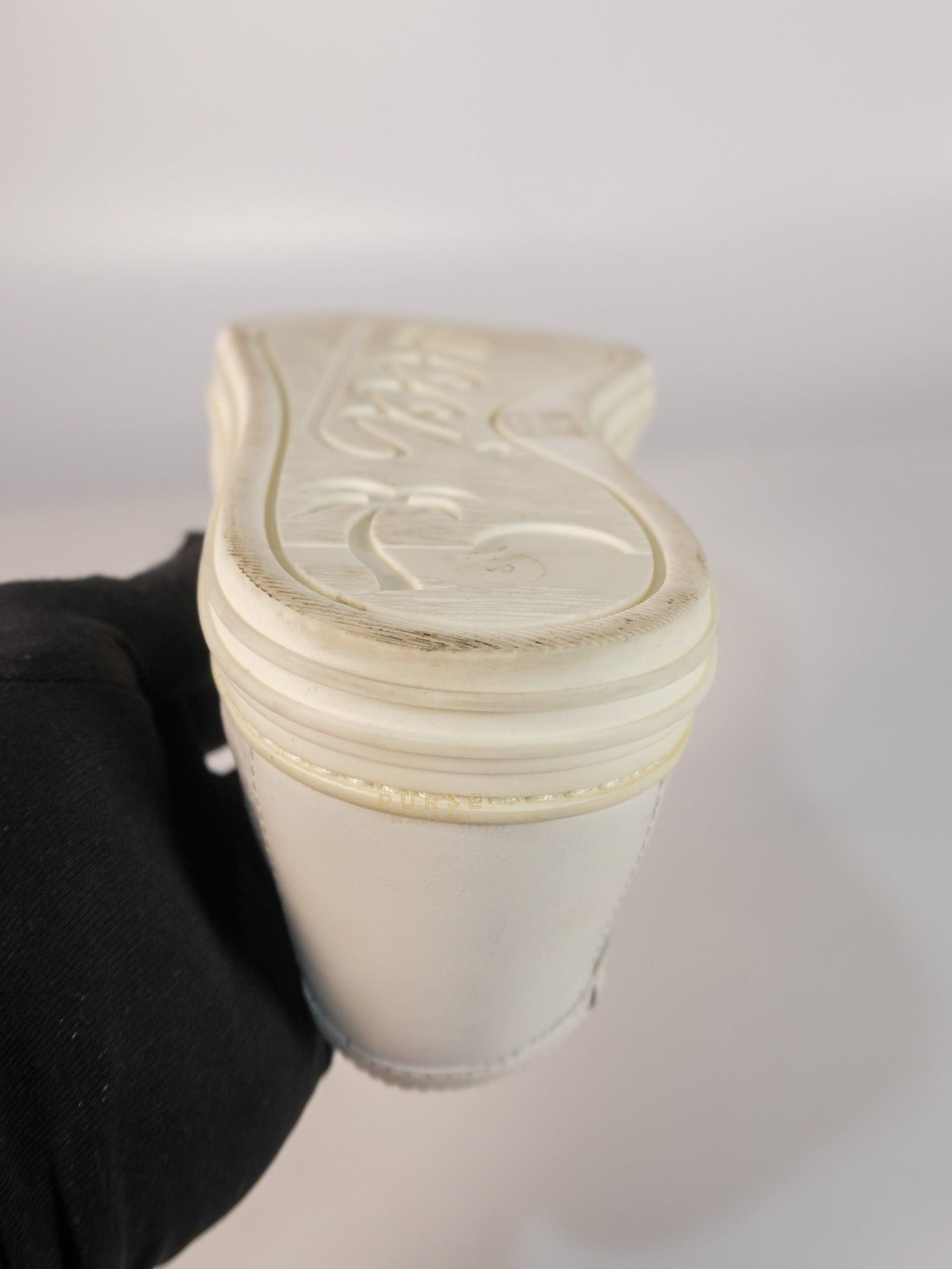 White Sneakers Size 36EU (22.5cm) | Purse Maison Luxury Bags Shop