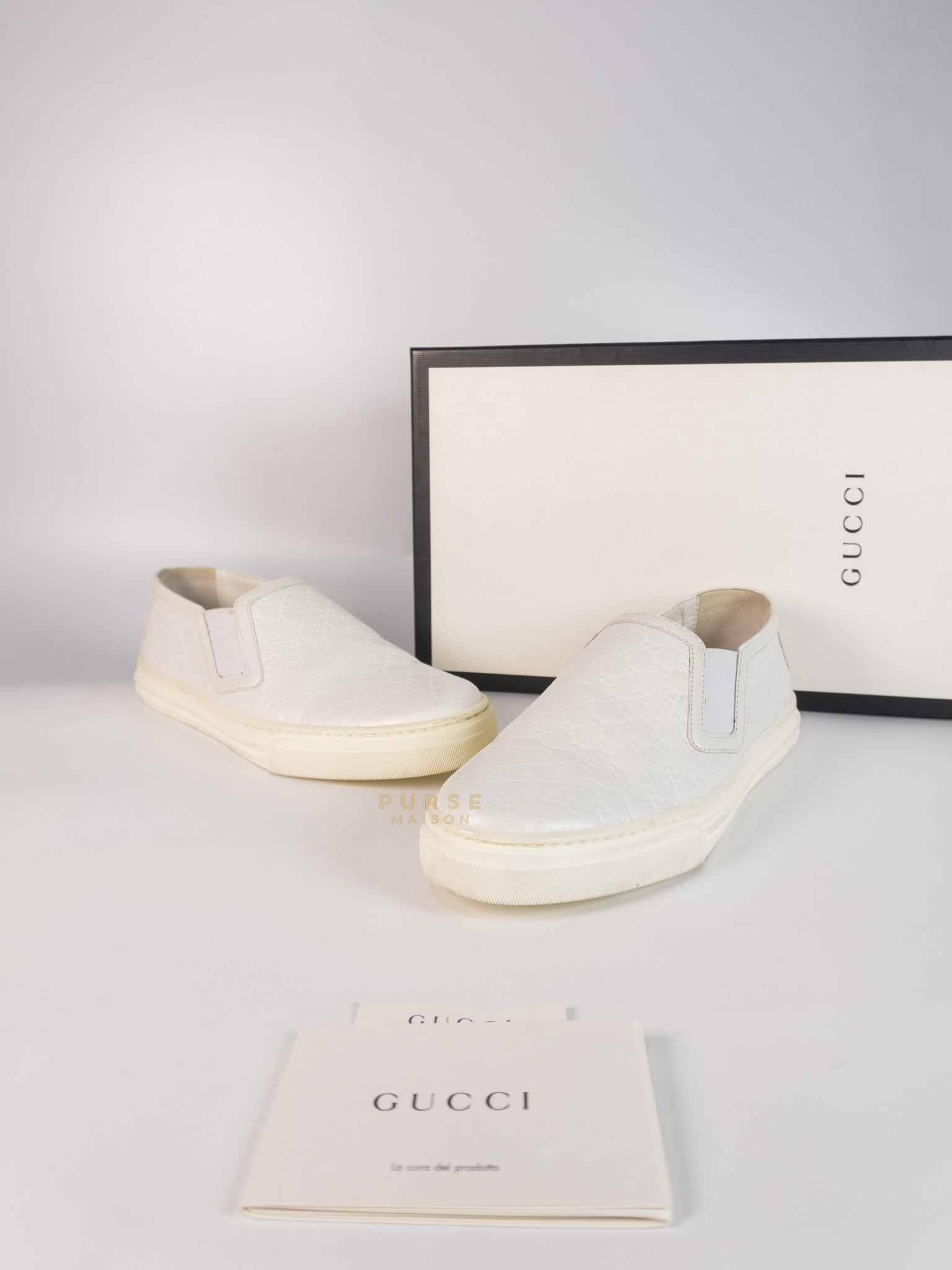 White Sneakers Size 36EU (22.5cm) | Purse Maison Luxury Bags Shop