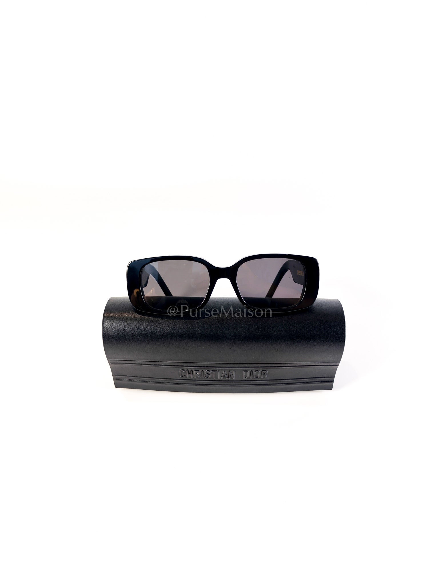 Wildior S2U Black Framed Sunglasses | Purse Maison Luxury Bags Shop