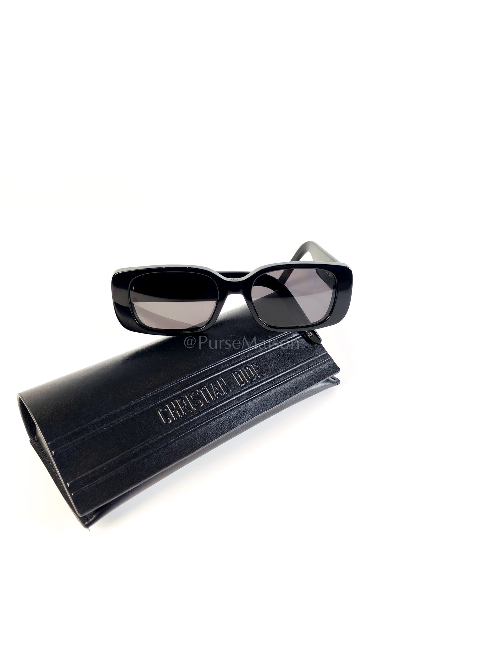 Wildior S2U Black Framed Sunglasses | Purse Maison Luxury Bags Shop