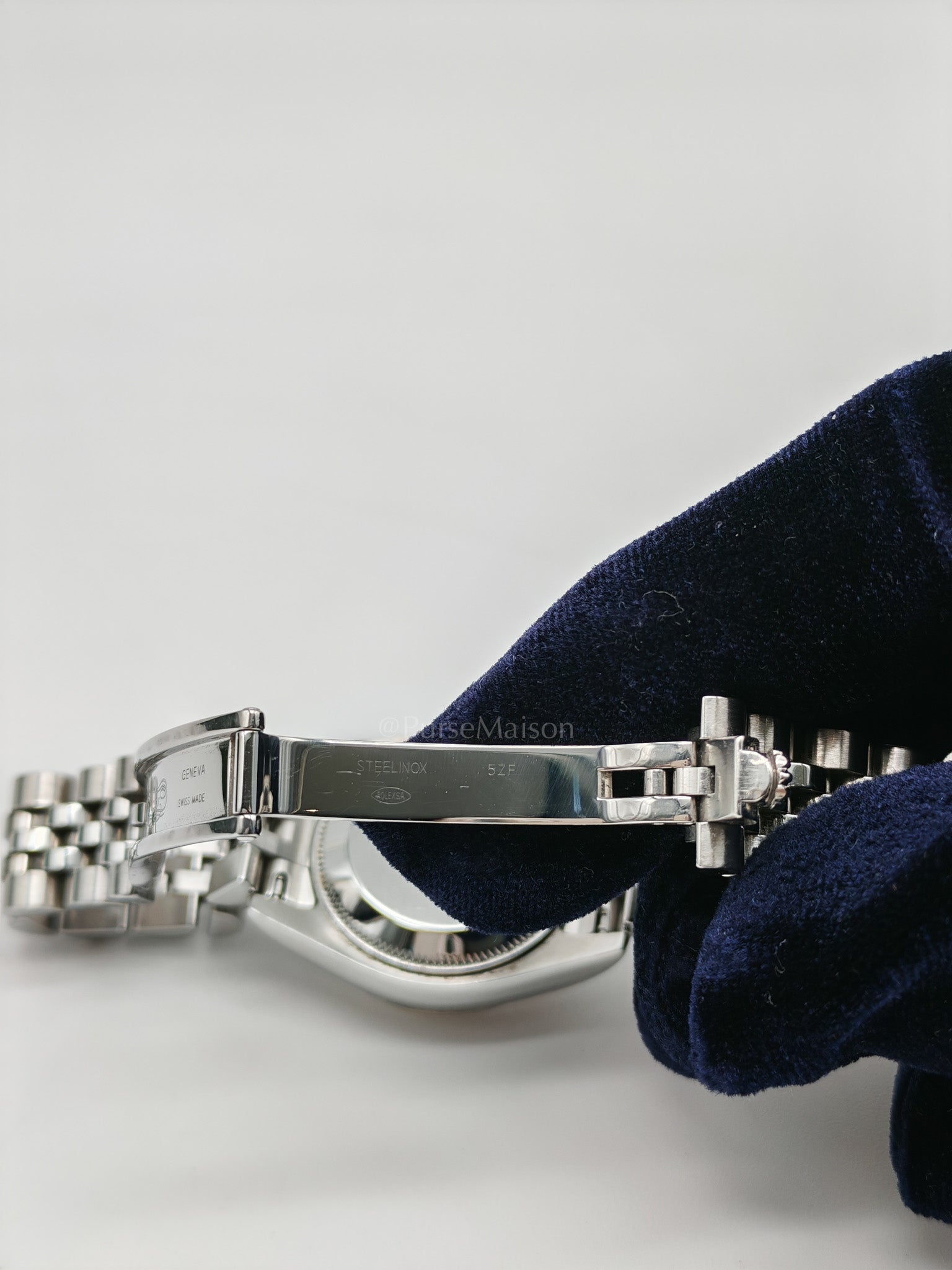 Lady-Datejust 26mm Reference 179174 18k White Gold Fluted Bezel Computer Dial & Jubilee Bracelet