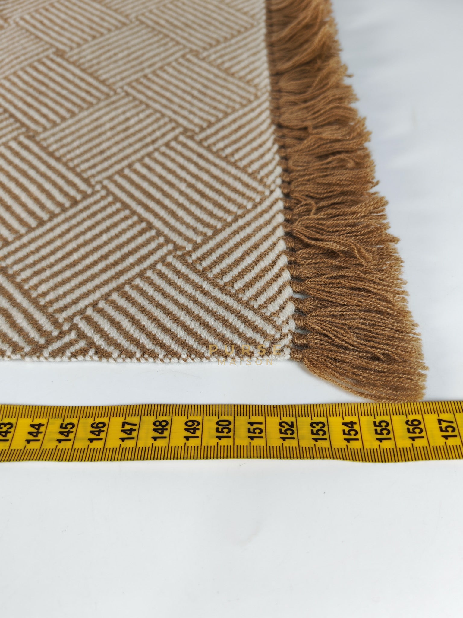 Wool Scarf Beige | Purse Maison Luxury Bags Shop