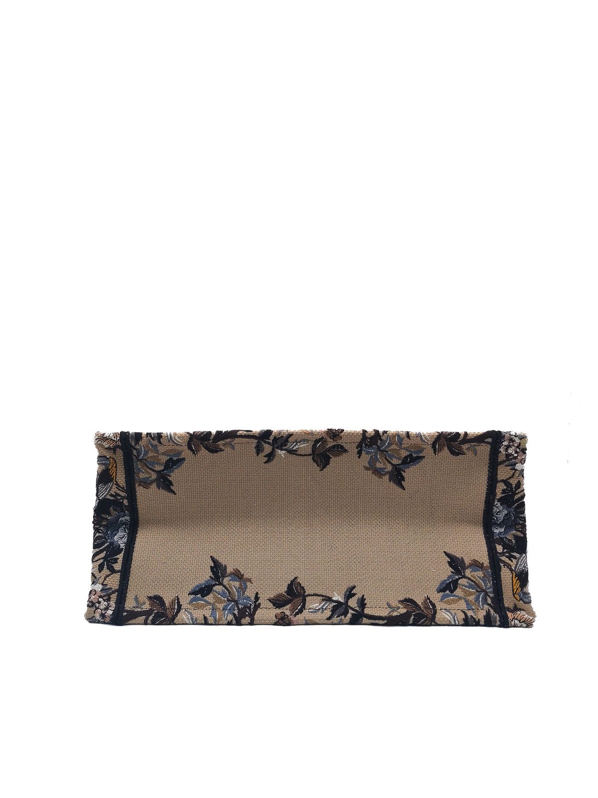 Christian Dior Medium Dior Book Tote in Multicolor Jardin d’Hiver Embroidery Canvas