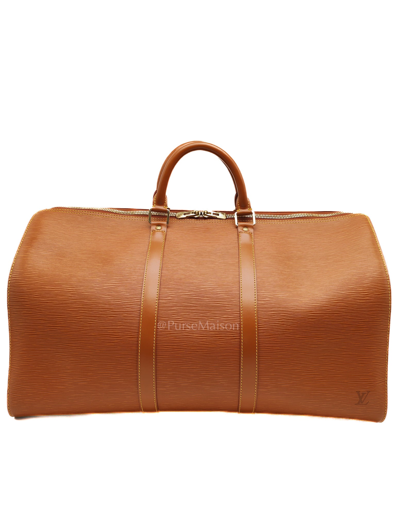 Keepall 50 Duffle Bag in Brown Epi Leather