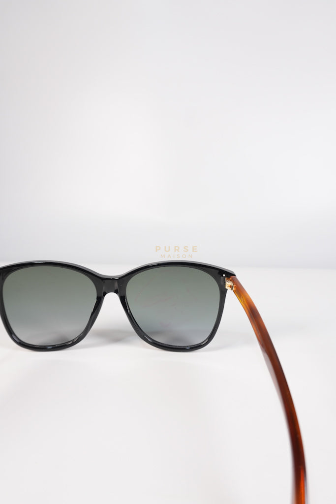 YH401 GG Black and Brown Frame Sunglasses | Purse Maison Luxury Bags Shop