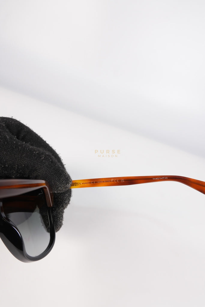 YH401 GG Black and Brown Frame Sunglasses | Purse Maison Luxury Bags Shop
