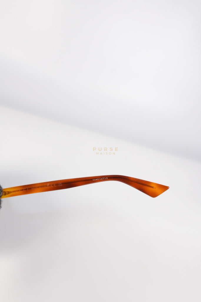 YH401 GG Black and Brown Frame Sunglasses | Purse Maison Luxury Bags Shop