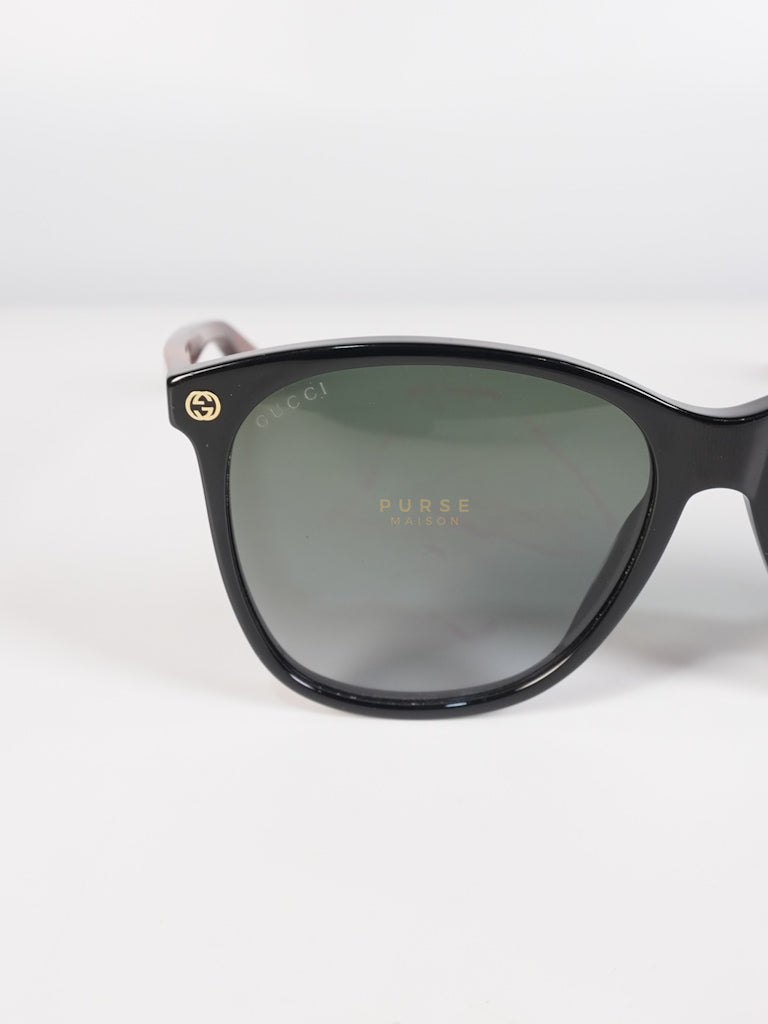 YH401 GG Black and Brown Frame Sunglasses | Purse Maison Luxury Bags Shop