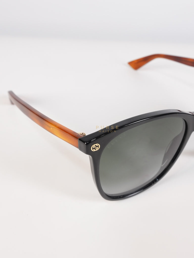 YH401 GG Black and Brown Frame Sunglasses | Purse Maison Luxury Bags Shop
