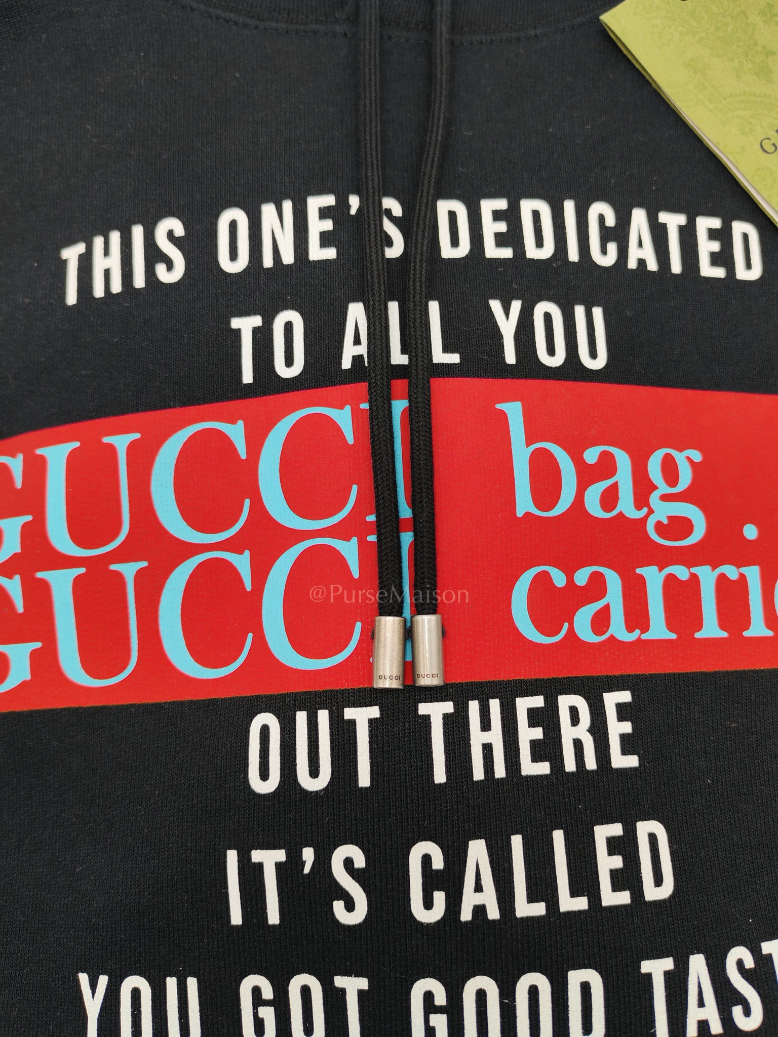 You Got Good Taste Hoodie Black Size Medium | Purse Maison Luxury Bags Shop