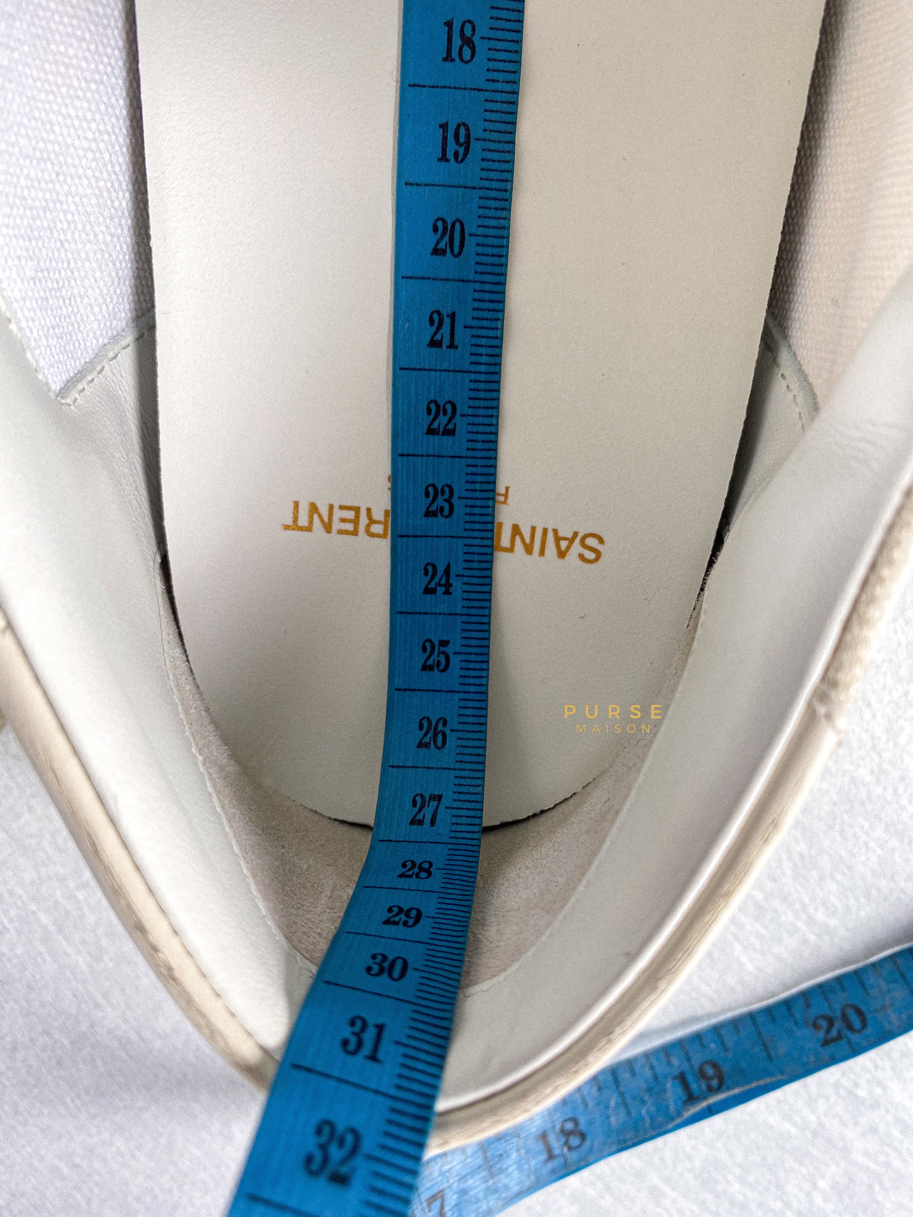 YSL Court Classic Signature Logo Canvas for Men Size 41 (27cm) | Purse Maison Luxury Bags Shop