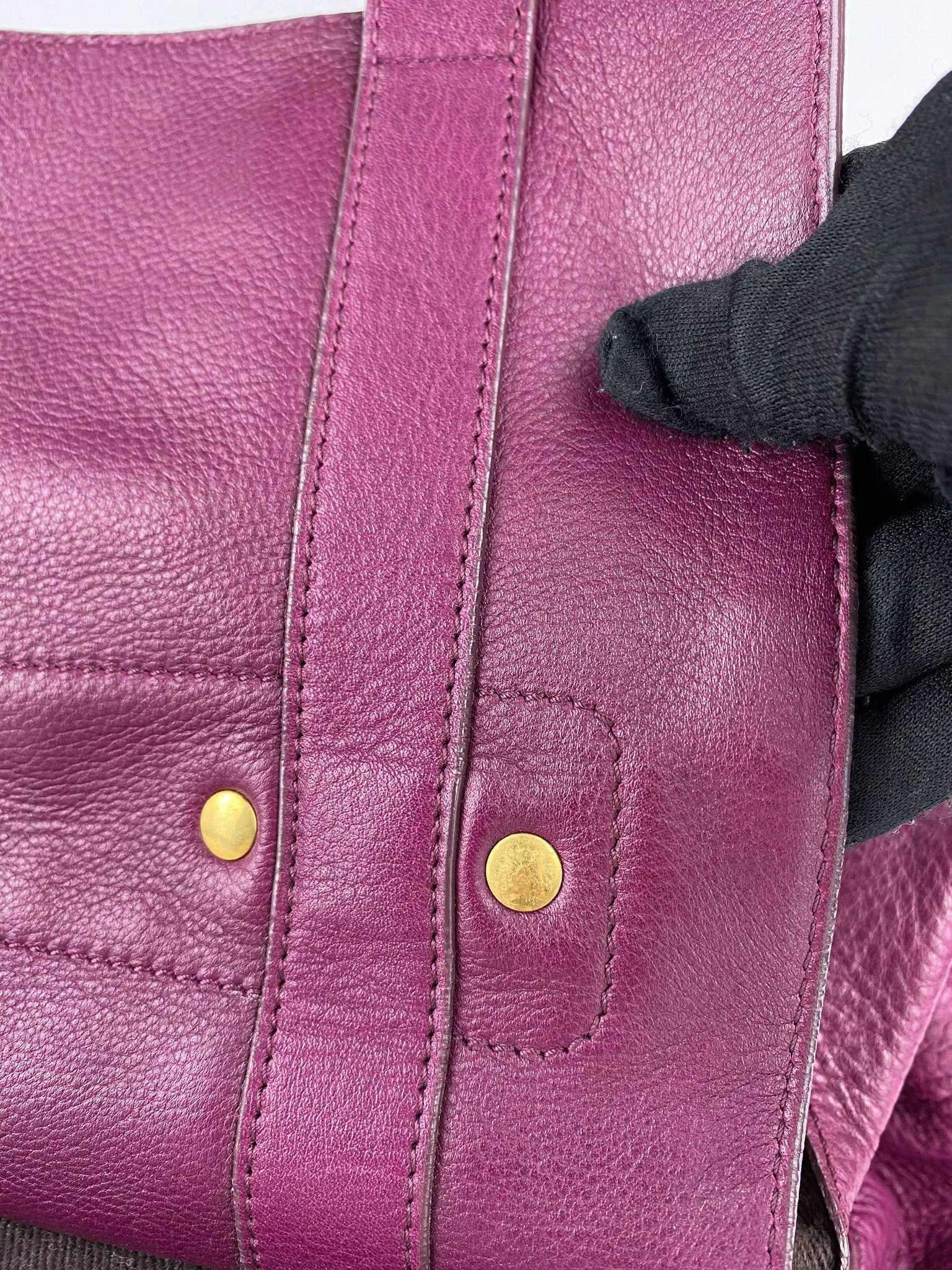YSL sac muse two purple gold hardware