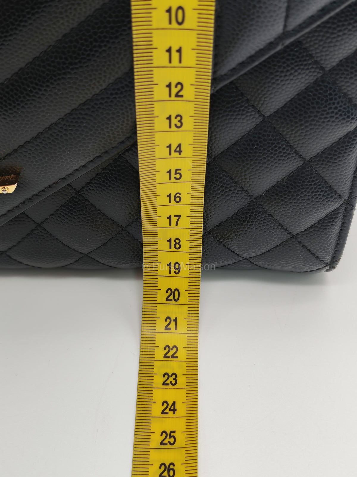 Yves Saint Laurent Envelope Medium Bag in Black Quilted Grain de Poudre Embossed Leather and Gold Hardware | Purse Maison Luxury Bags Shop