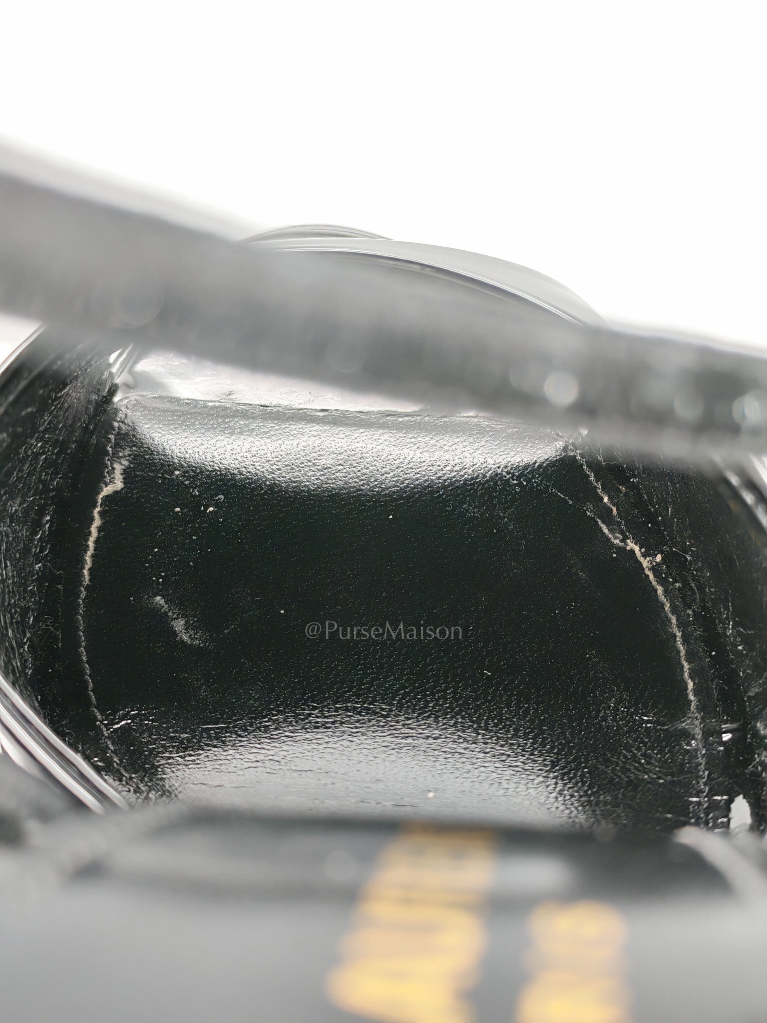 Kika Platform Sandals in Black Patent Leather Size 37EU (24cm) | Purse Maison Luxury Bags Shop