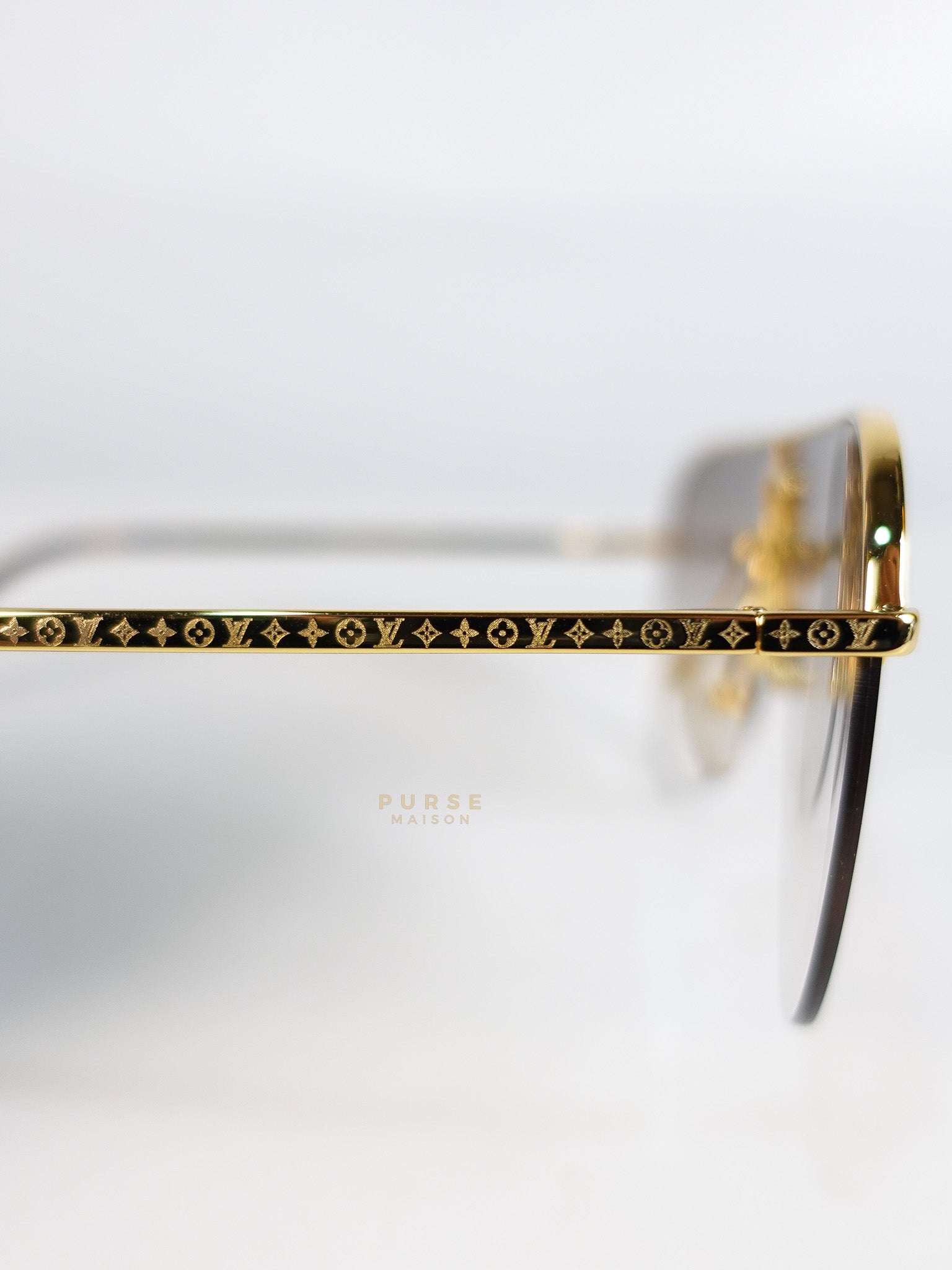 Z1469U Gradient Aviator Gold Frame Sunglasses | Purse Maison Luxury Bags Shop