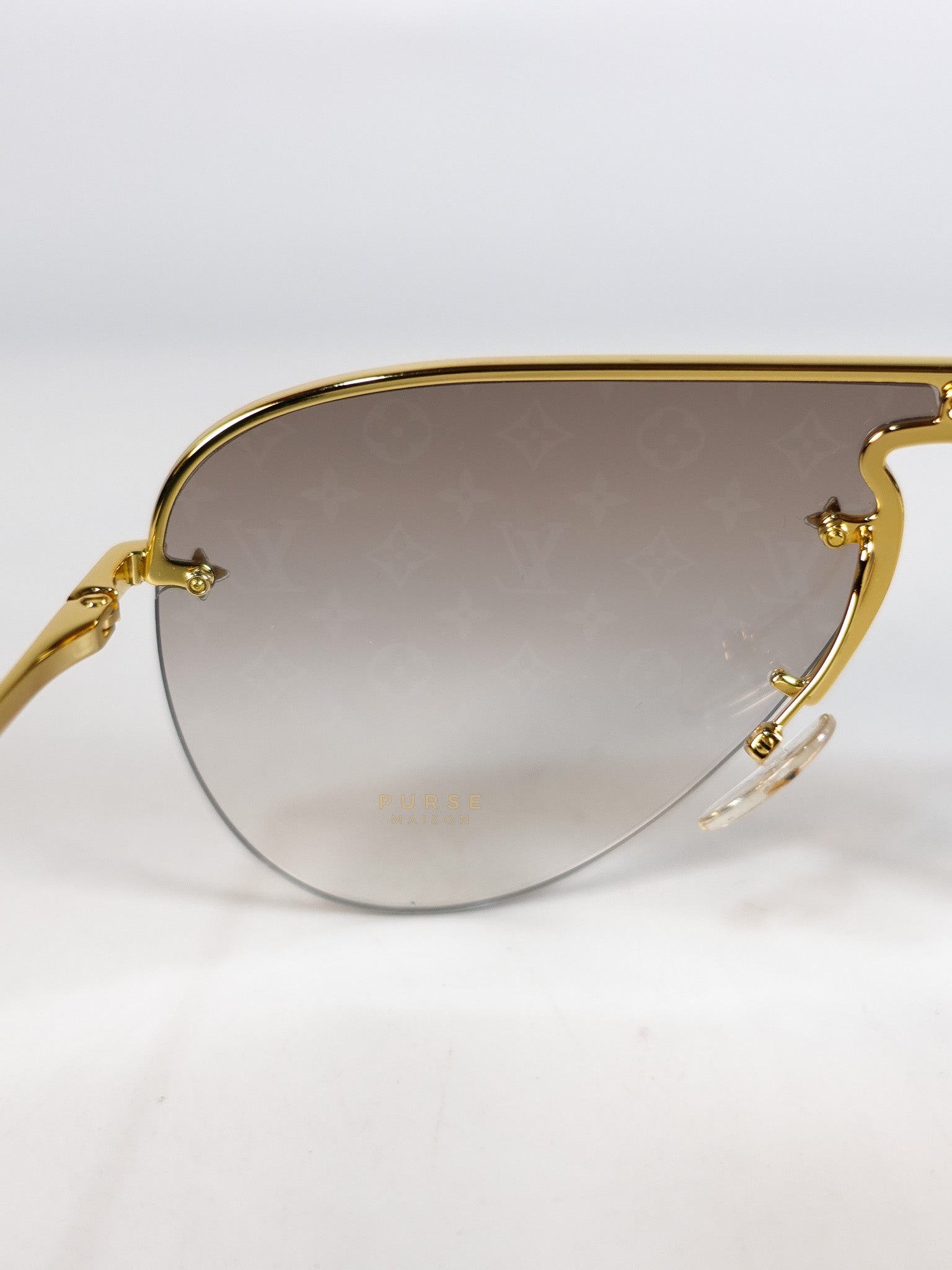 Z1469U Gradient Aviator Gold Frame Sunglasses | Purse Maison Luxury Bags Shop