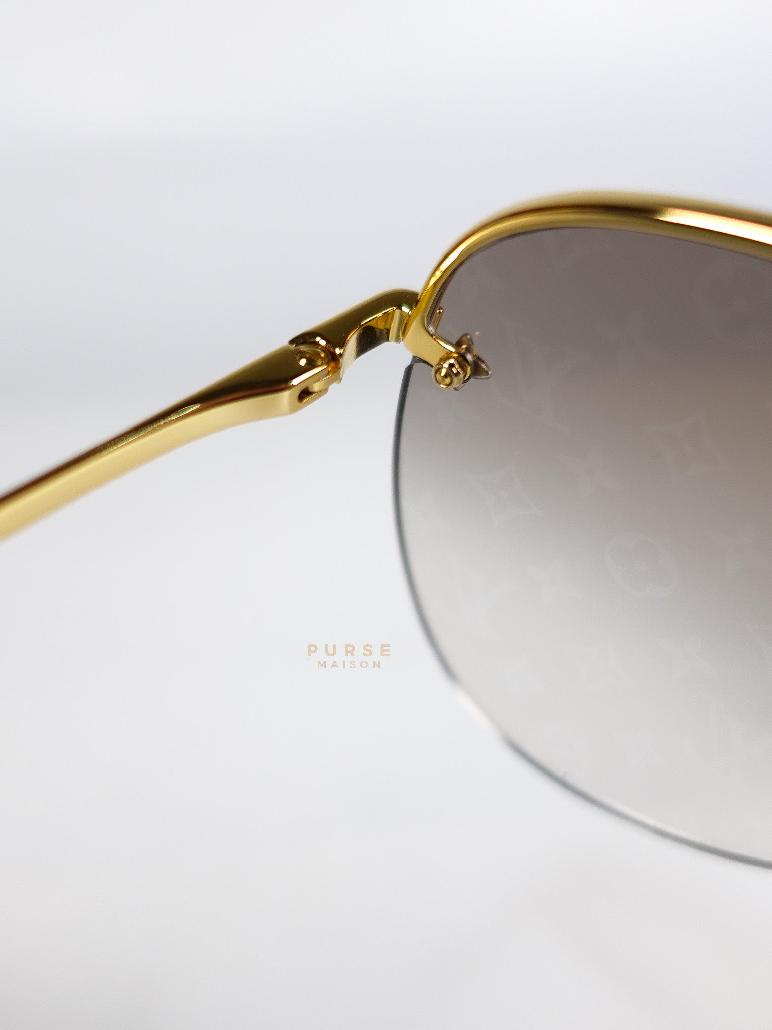 Z1469U Gradient Aviator Gold Frame Sunglasses | Purse Maison Luxury Bags Shop