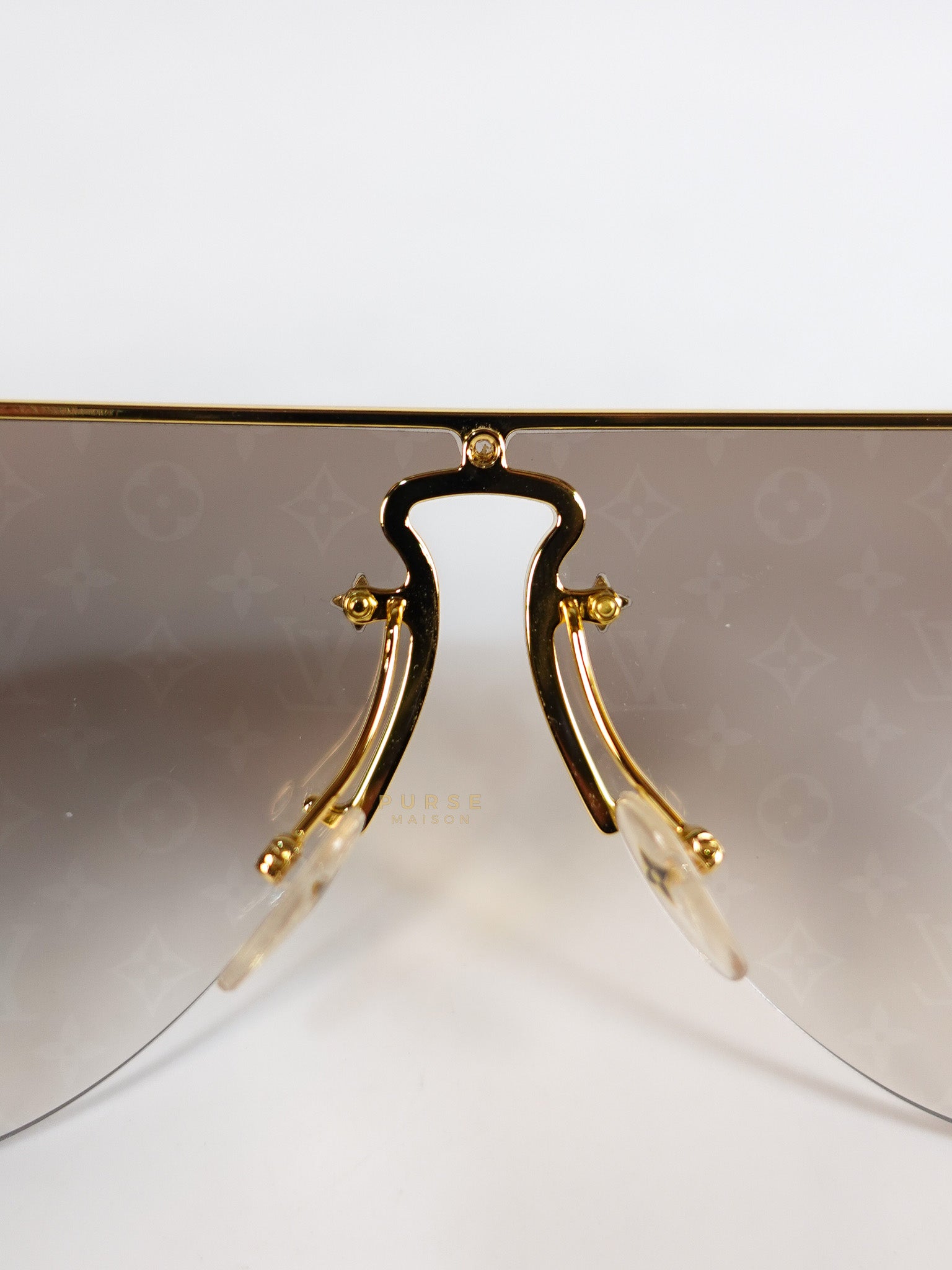 Z1469U Gradient Aviator Gold Frame Sunglasses | Purse Maison Luxury Bags Shop