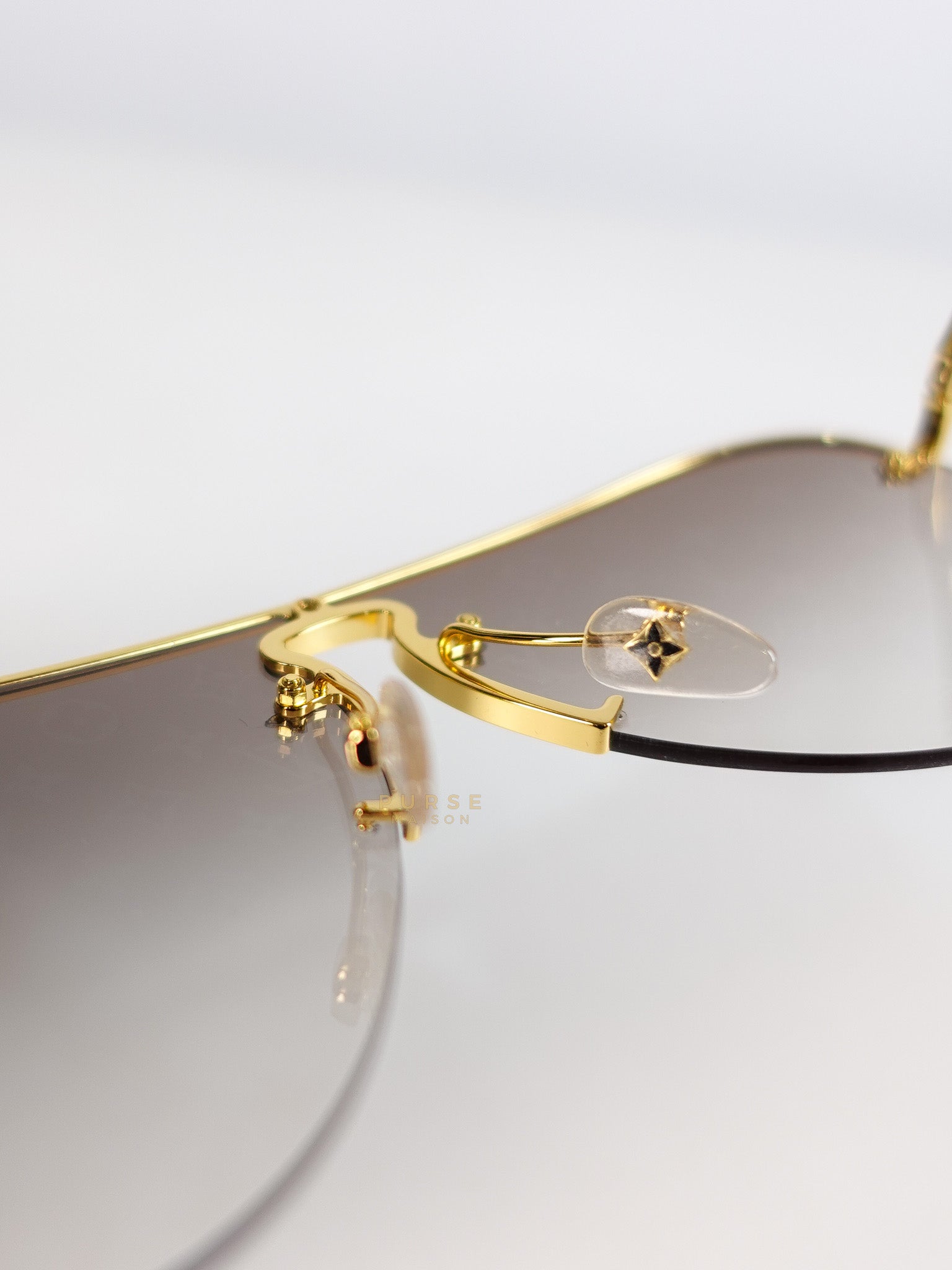 Z1469U Gradient Aviator Gold Frame Sunglasses | Purse Maison Luxury Bags Shop