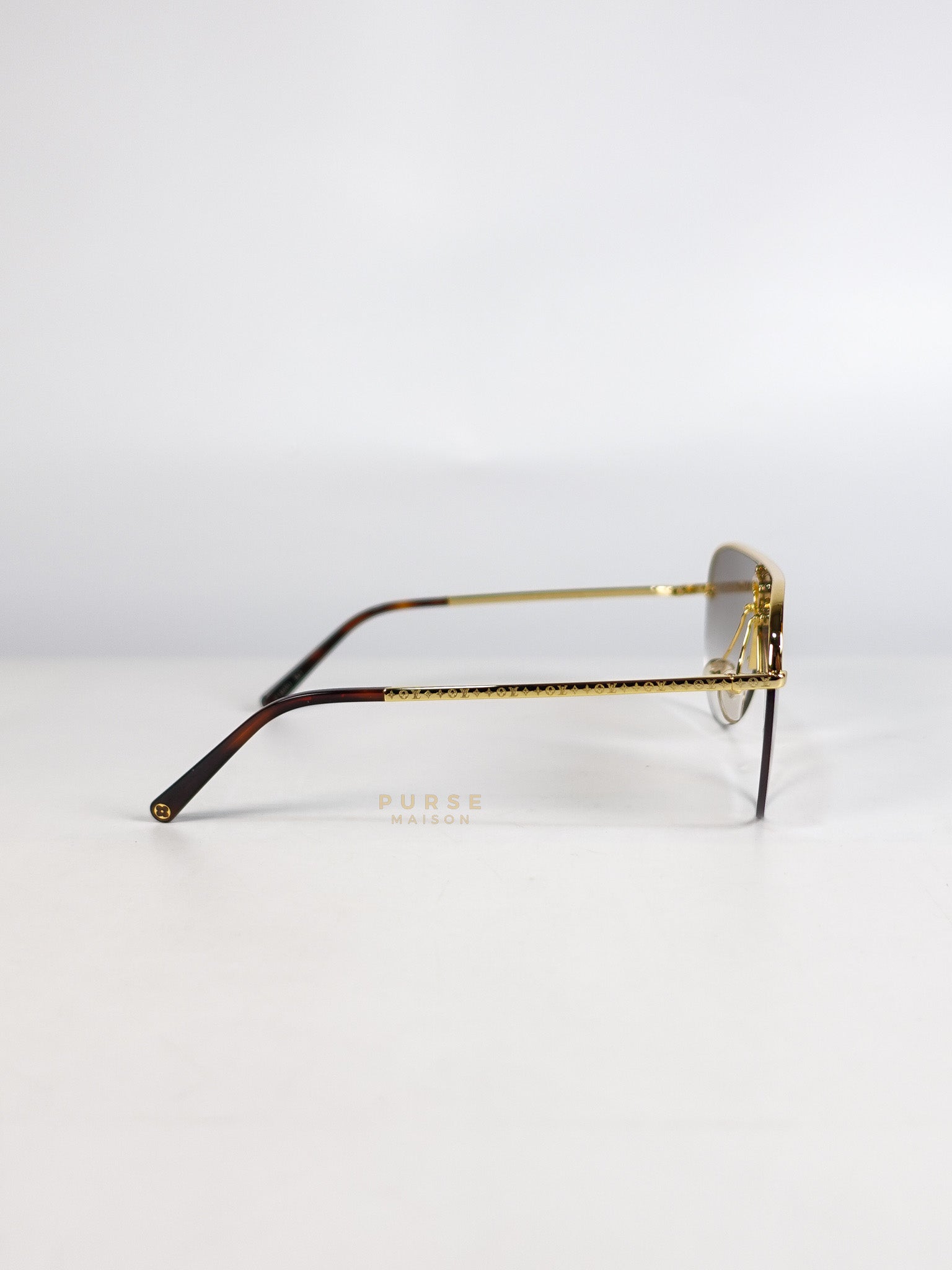 Z1469U Gradient Aviator Gold Frame Sunglasses | Purse Maison Luxury Bags Shop