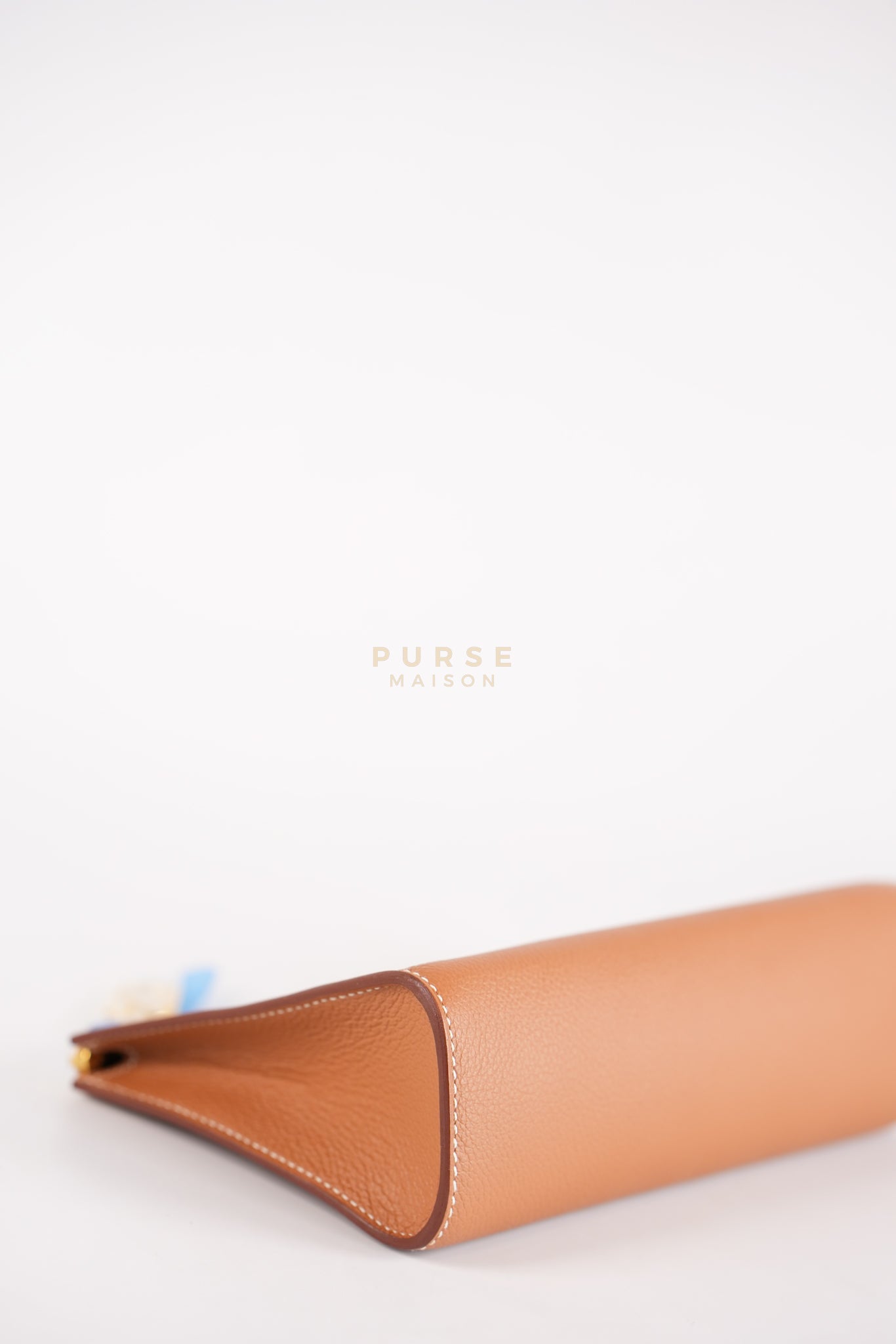 Zipengo Gold PM in Evercolor Leather and Gold Hardware Stamp K (2025) | Purse Maison Luxury Bags Shop