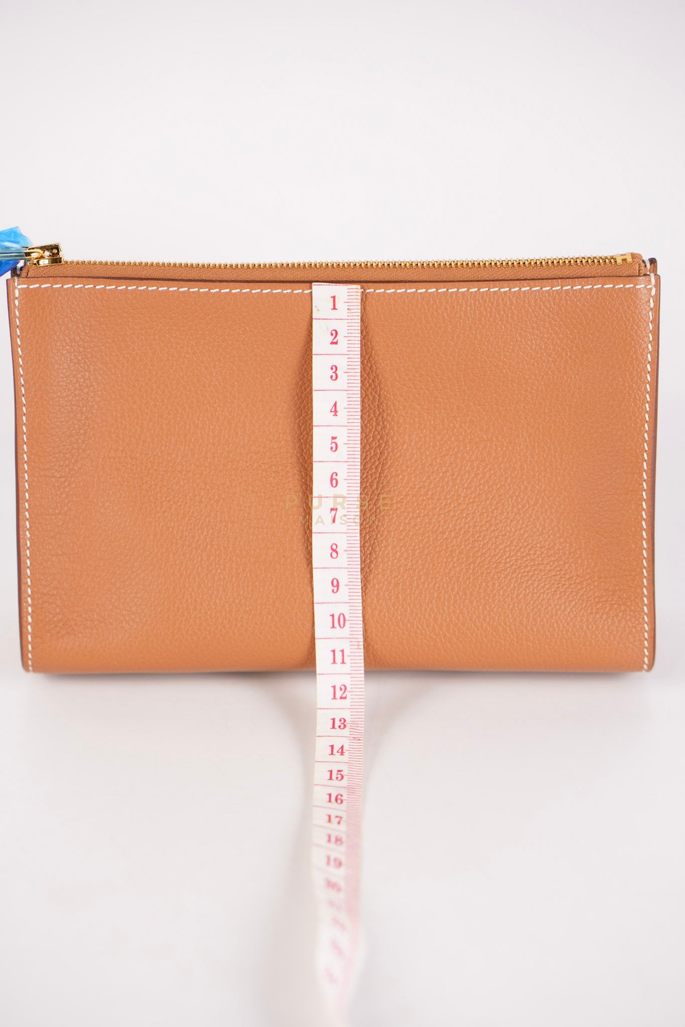 Zipengo Gold PM in Evercolor Leather and Gold Hardware Stamp K (2025) | Purse Maison Luxury Bags Shop