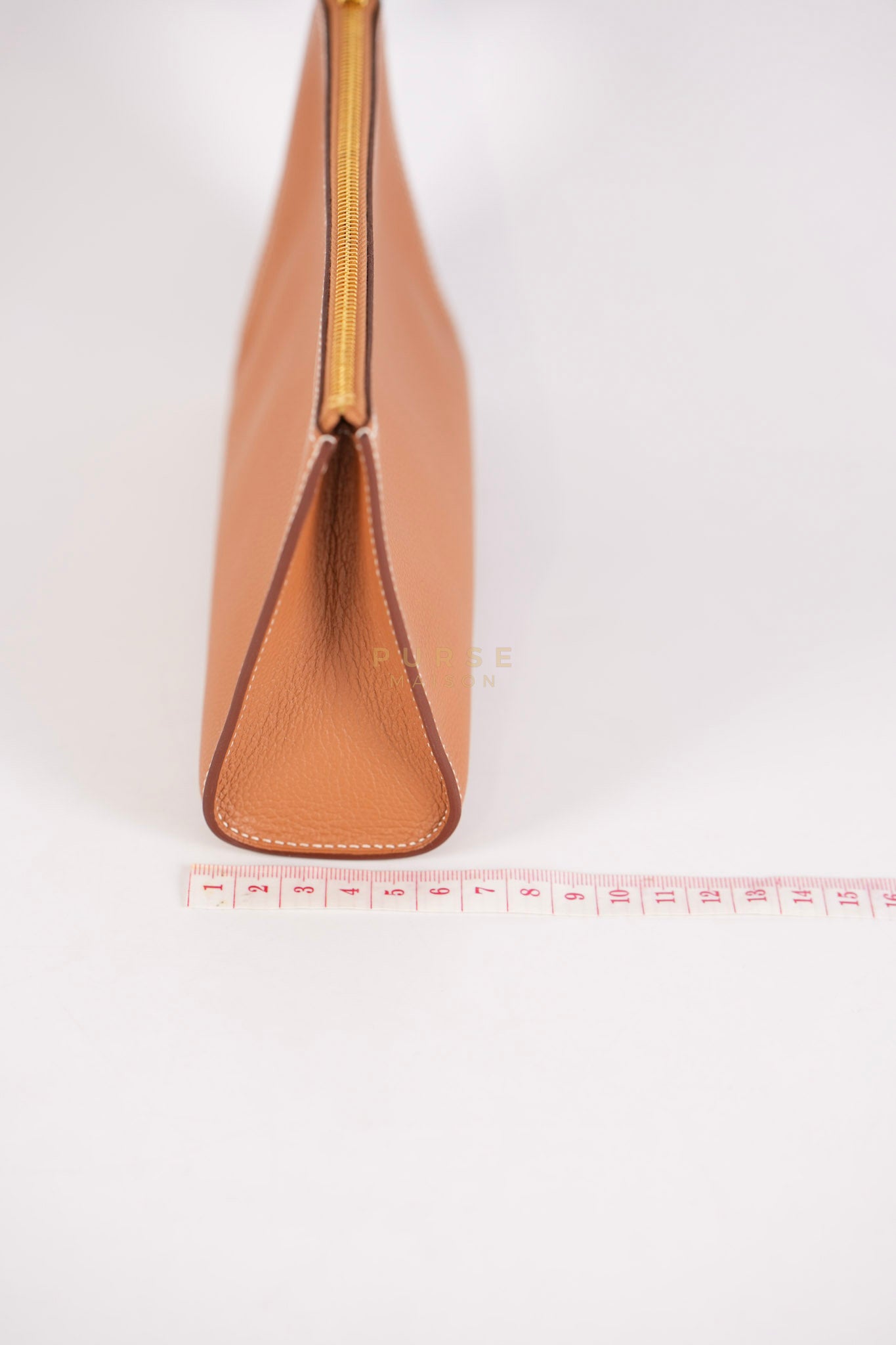 Zipengo Gold PM in Evercolor Leather and Gold Hardware Stamp K (2025) | Purse Maison Luxury Bags Shop