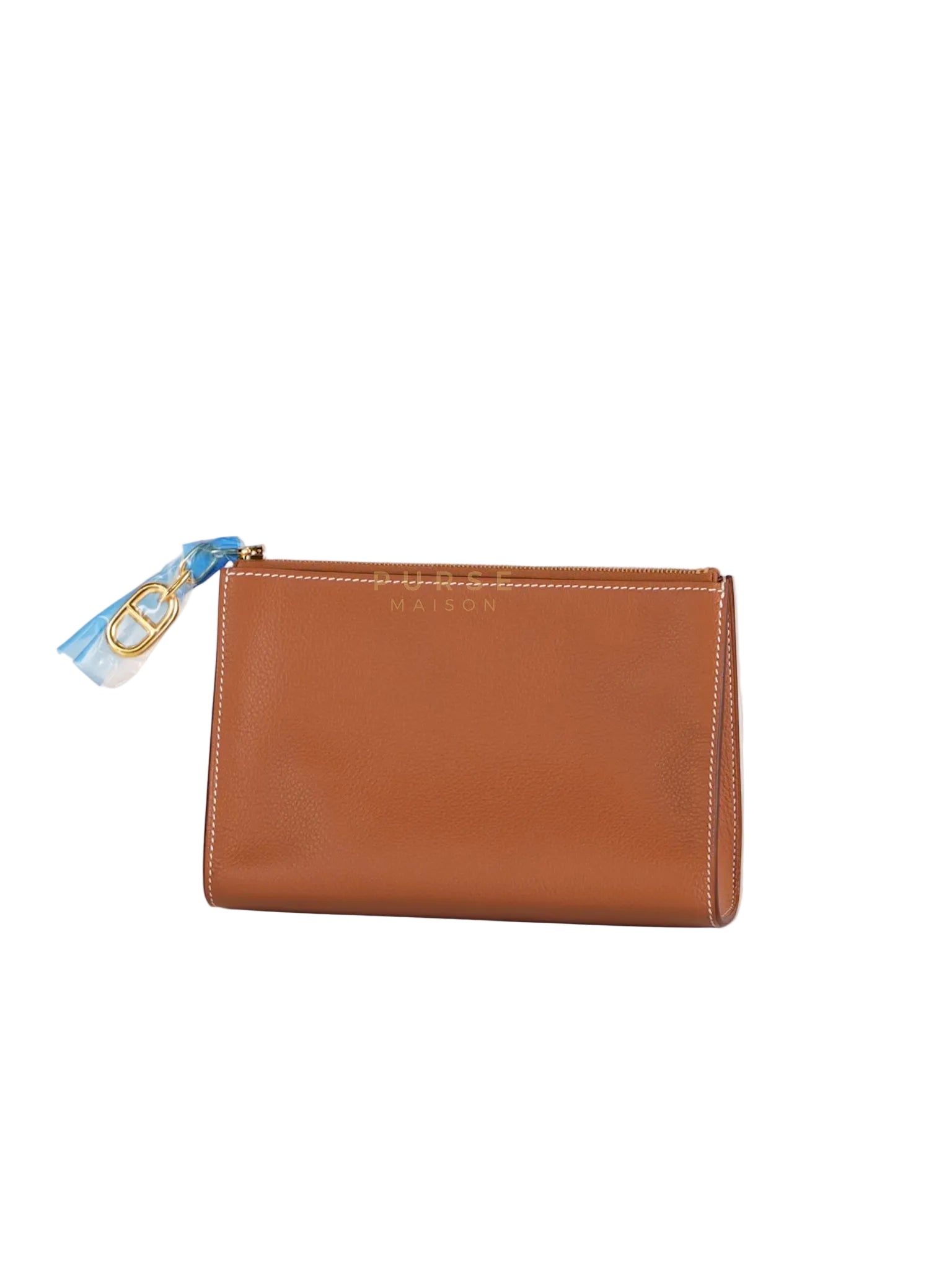 Zipengo Gold PM in Evercolor Leather and Gold Hardware Stamp K (2025) | Purse Maison Luxury Bags Shop
