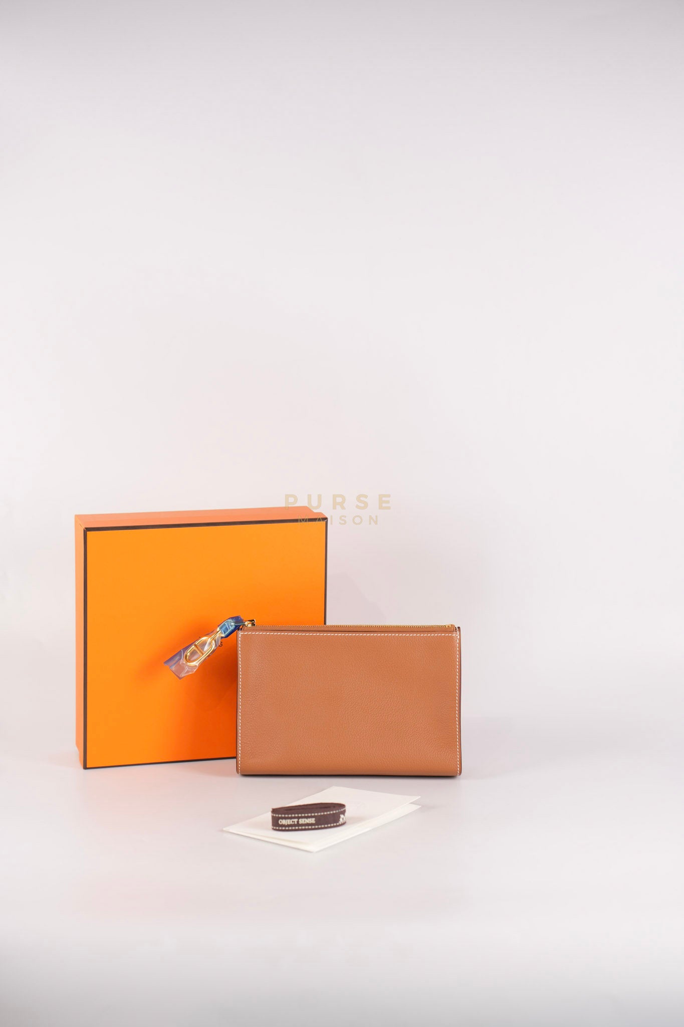 Zipengo Gold PM in Evercolor Leather and Gold Hardware Stamp K (2025) | Purse Maison Luxury Bags Shop