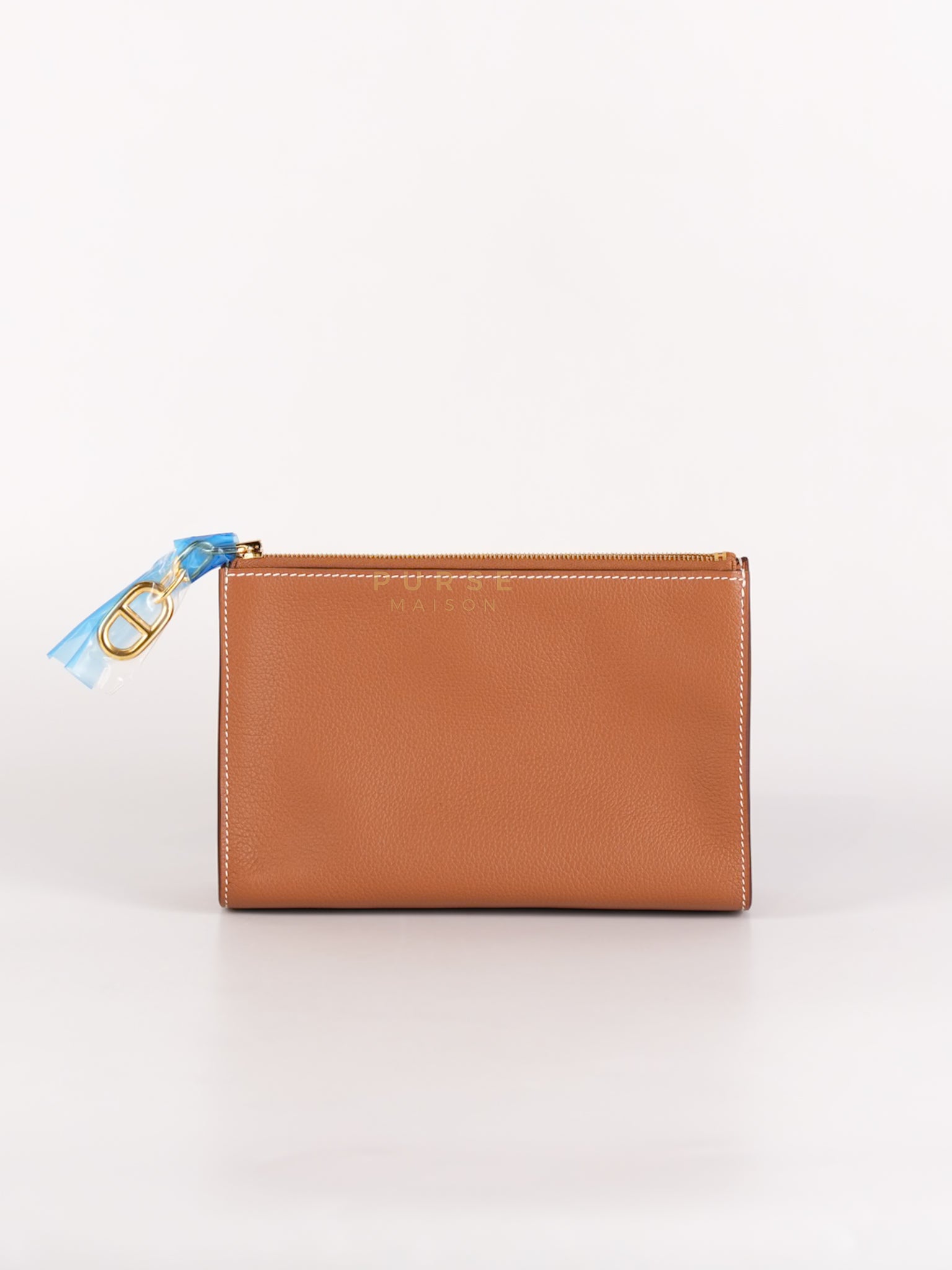 Zipengo Gold PM in Evercolor Leather and Gold Hardware Stamp K (2025) | Purse Maison Luxury Bags Shop