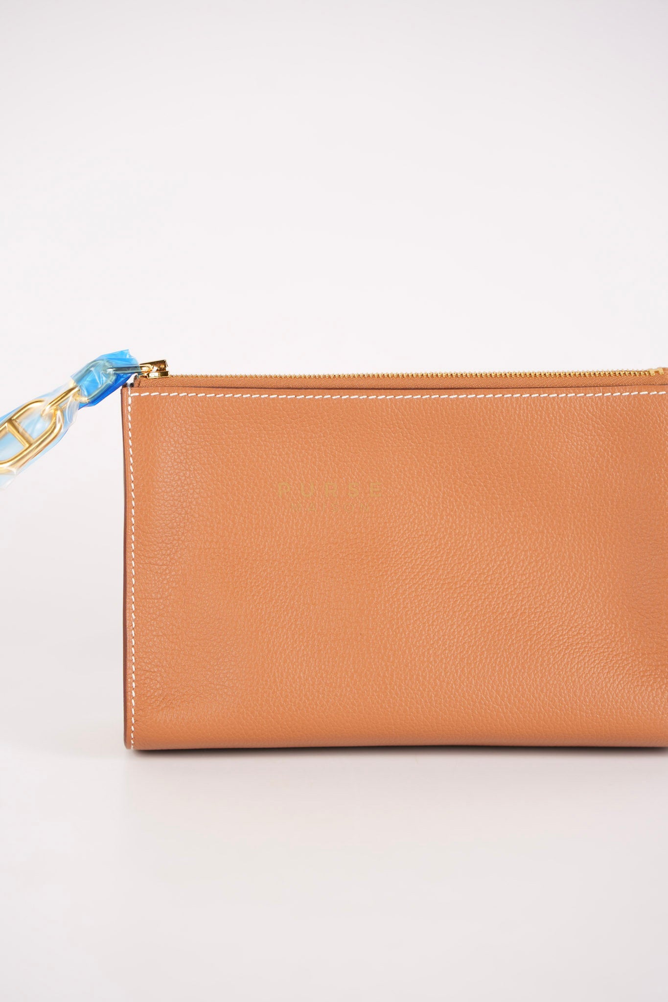 Zipengo Gold PM in Evercolor Leather and Gold Hardware Stamp K (2025) | Purse Maison Luxury Bags Shop