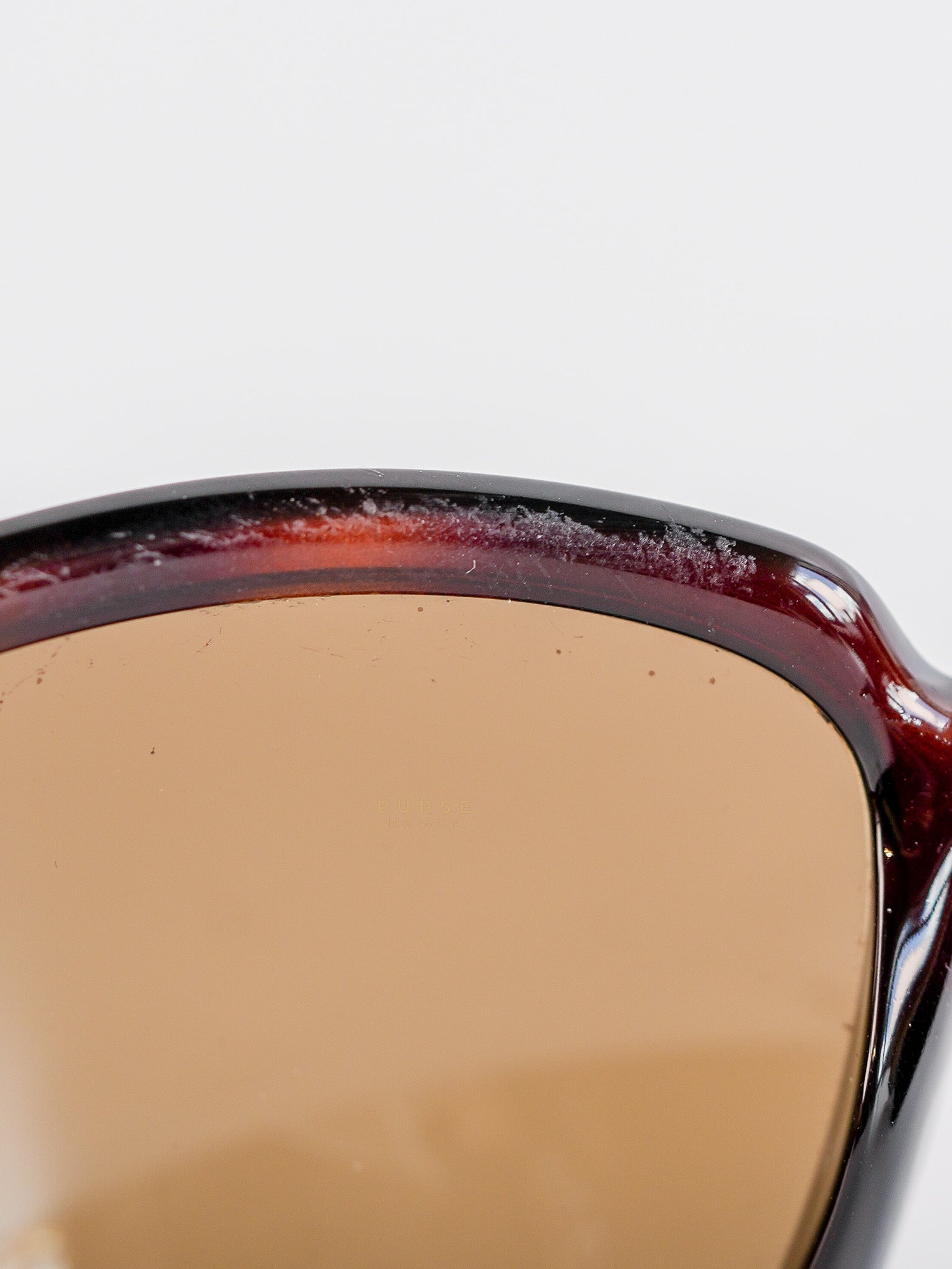 Zucca Pattern Sunglasses In Brown | Purse Maison Luxury Bags Shop