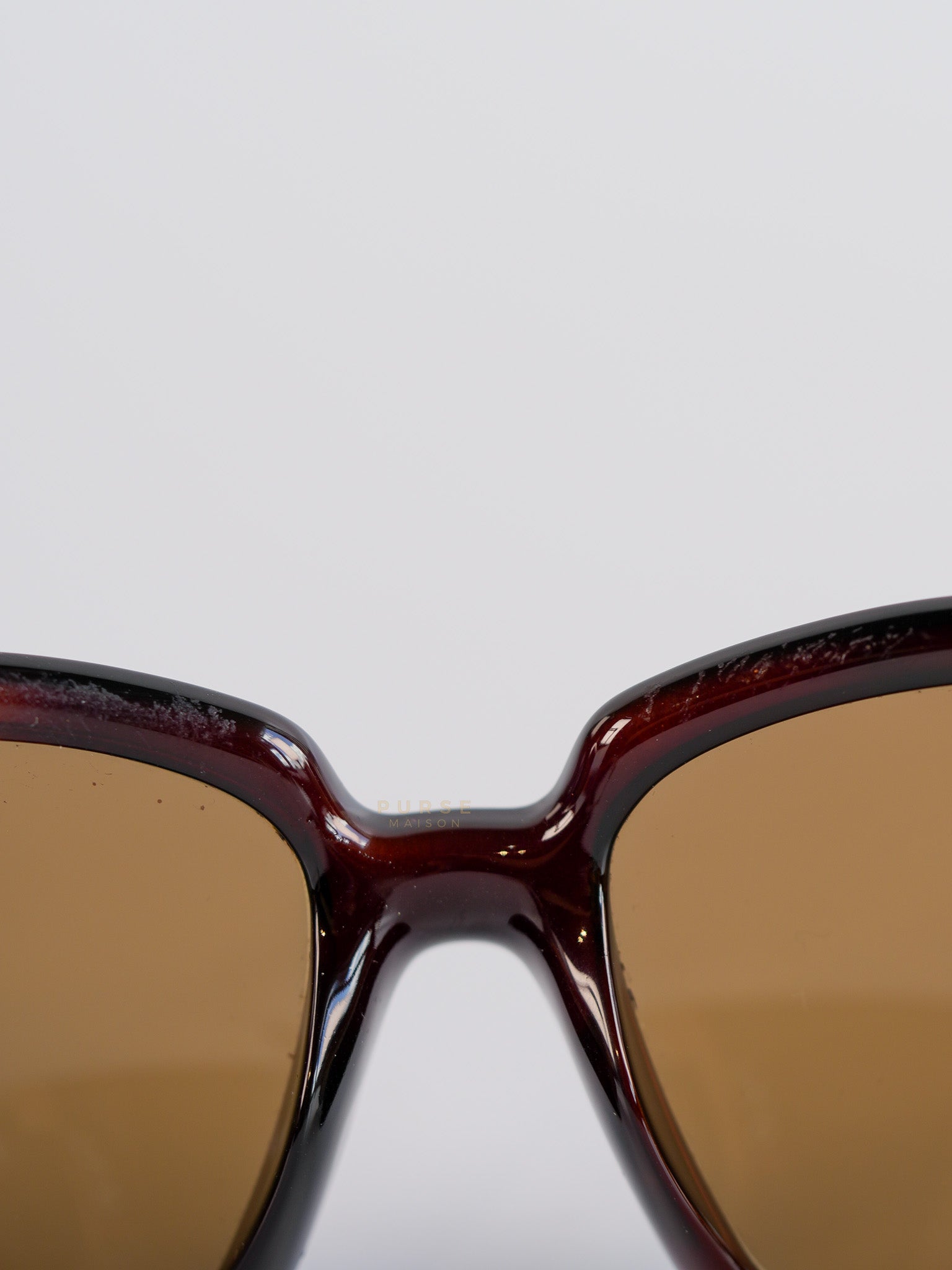 Zucca Pattern Sunglasses In Brown | Purse Maison Luxury Bags Shop