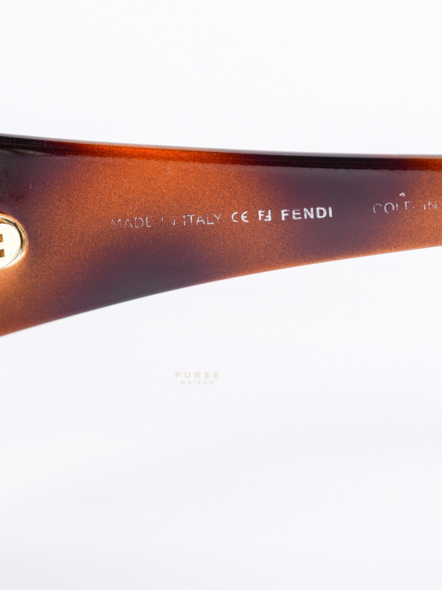 Zucca Pattern Sunglasses In Brown | Purse Maison Luxury Bags Shop