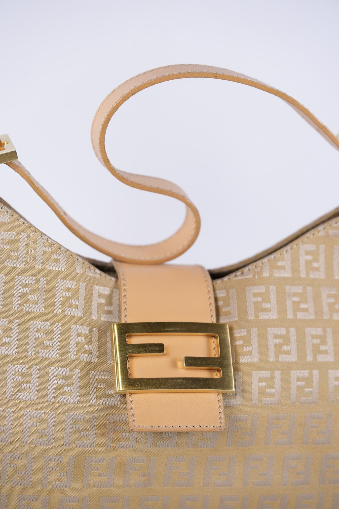 Zucchini Mamma Baguette Cloth Bag in Beige | Purse Maison Luxury Bags Shop