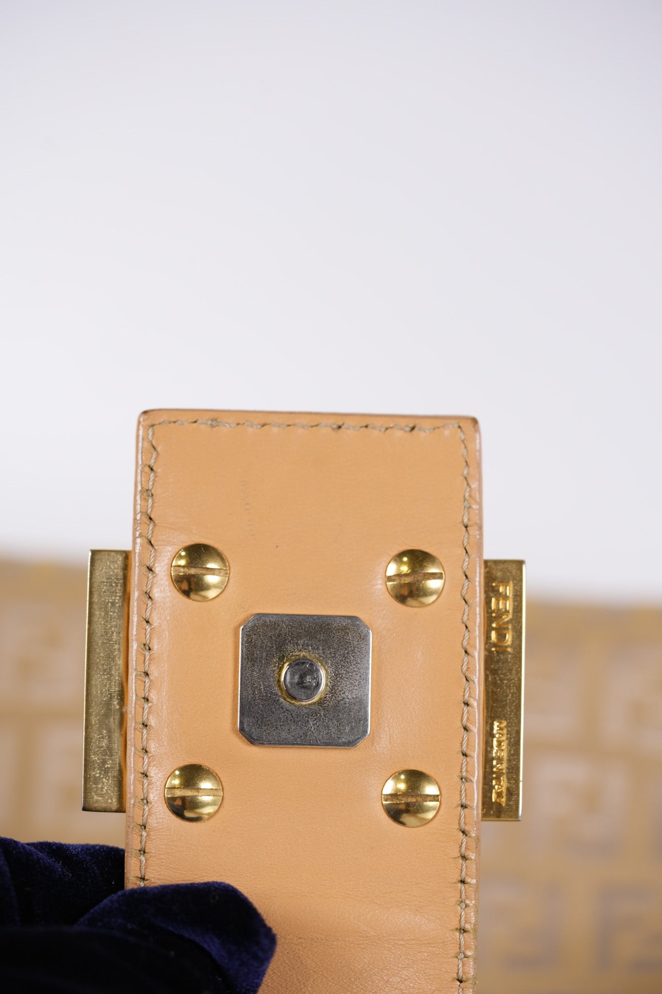 Zucchini Mamma Baguette Cloth Bag in Beige | Purse Maison Luxury Bags Shop