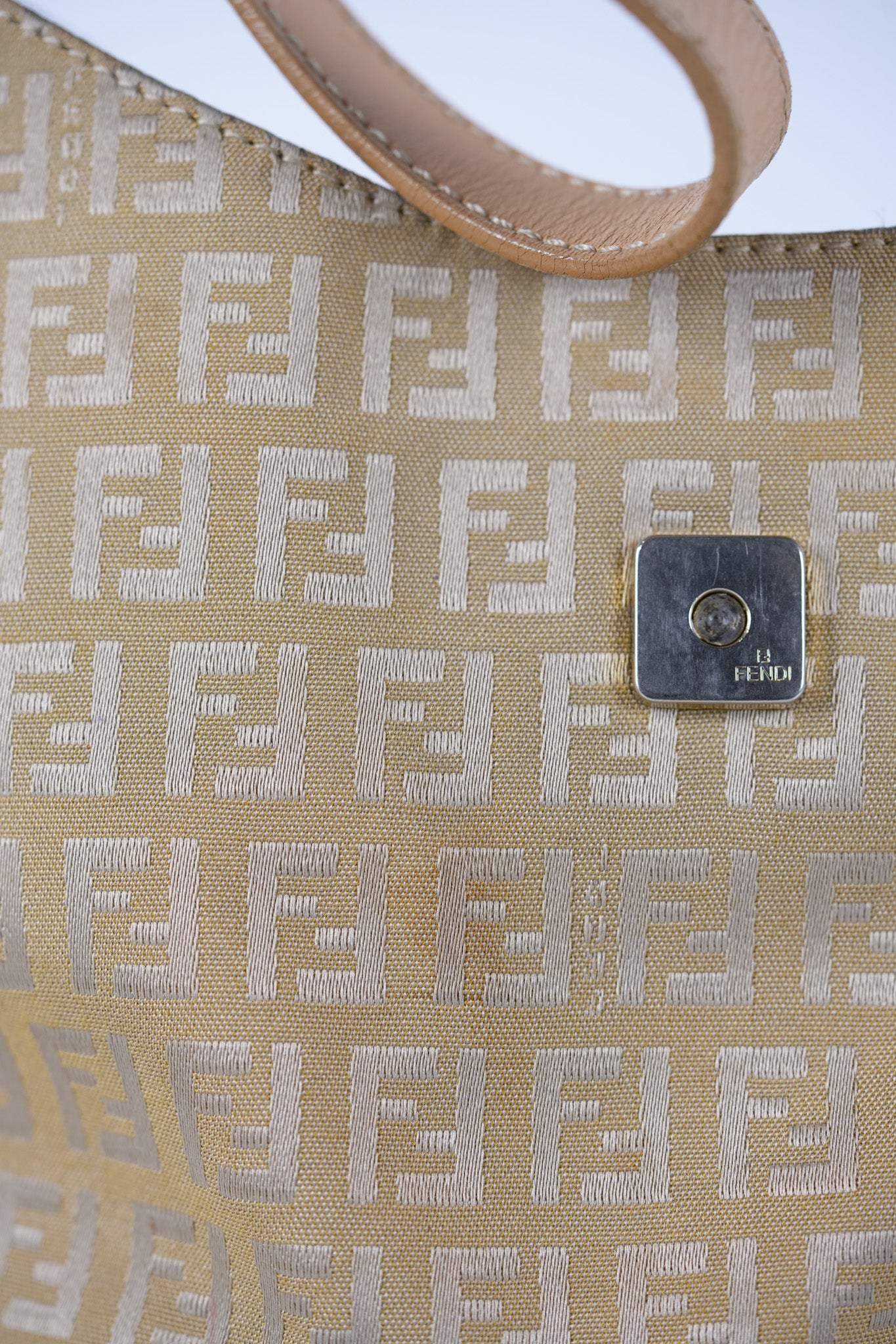 Zucchini Mamma Baguette Cloth Bag in Beige | Purse Maison Luxury Bags Shop