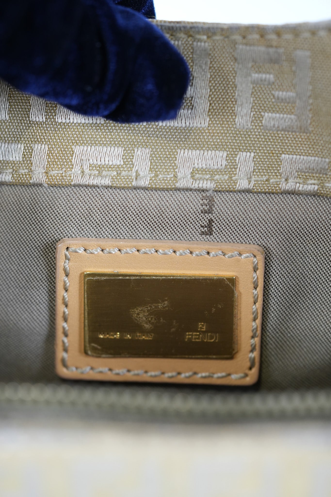 Zucchini Mamma Baguette Cloth Bag in Beige | Purse Maison Luxury Bags Shop