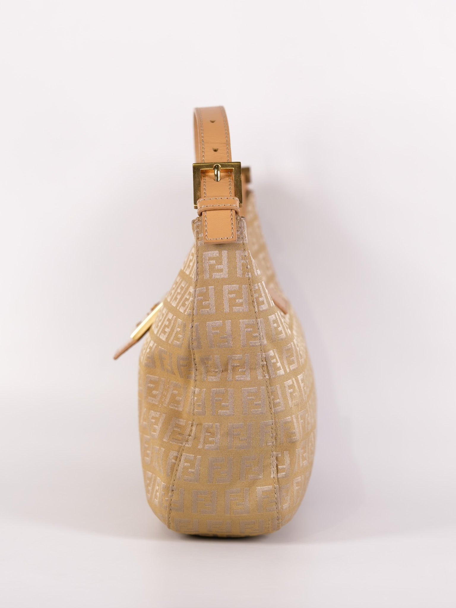 Zucchini Mamma Baguette Cloth Bag in Beige | Purse Maison Luxury Bags Shop