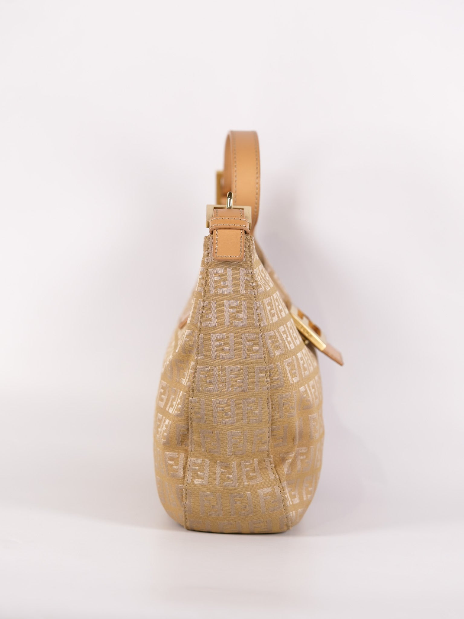 Zucchini Mamma Baguette Cloth Bag in Beige | Purse Maison Luxury Bags Shop