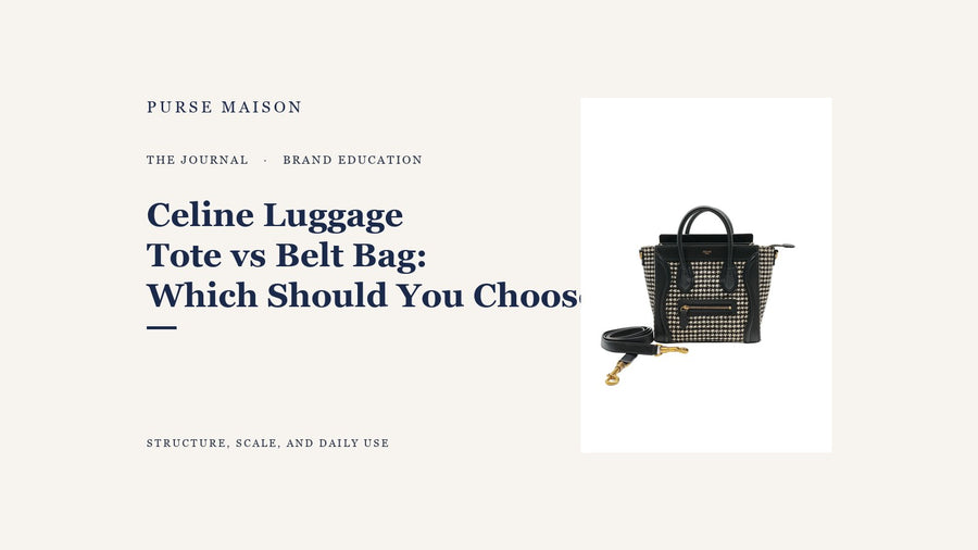Celine Luggage Tote vs Belt Bag: Which Should You Choose? — Purse Maison Journal cover