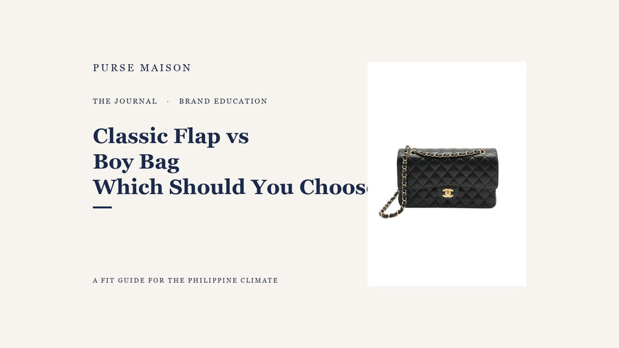 Chanel Classic Flap vs Boy Bag comparison cover