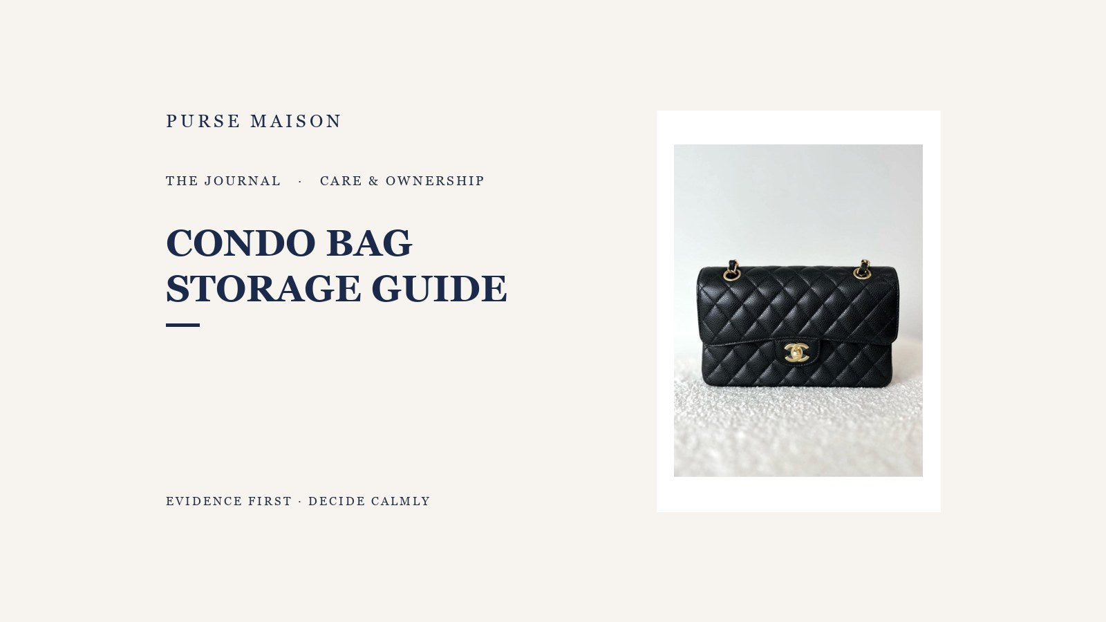 How to Store Luxury Bags in a Condo Without a Walk-In Closet | Purse Maison Journal